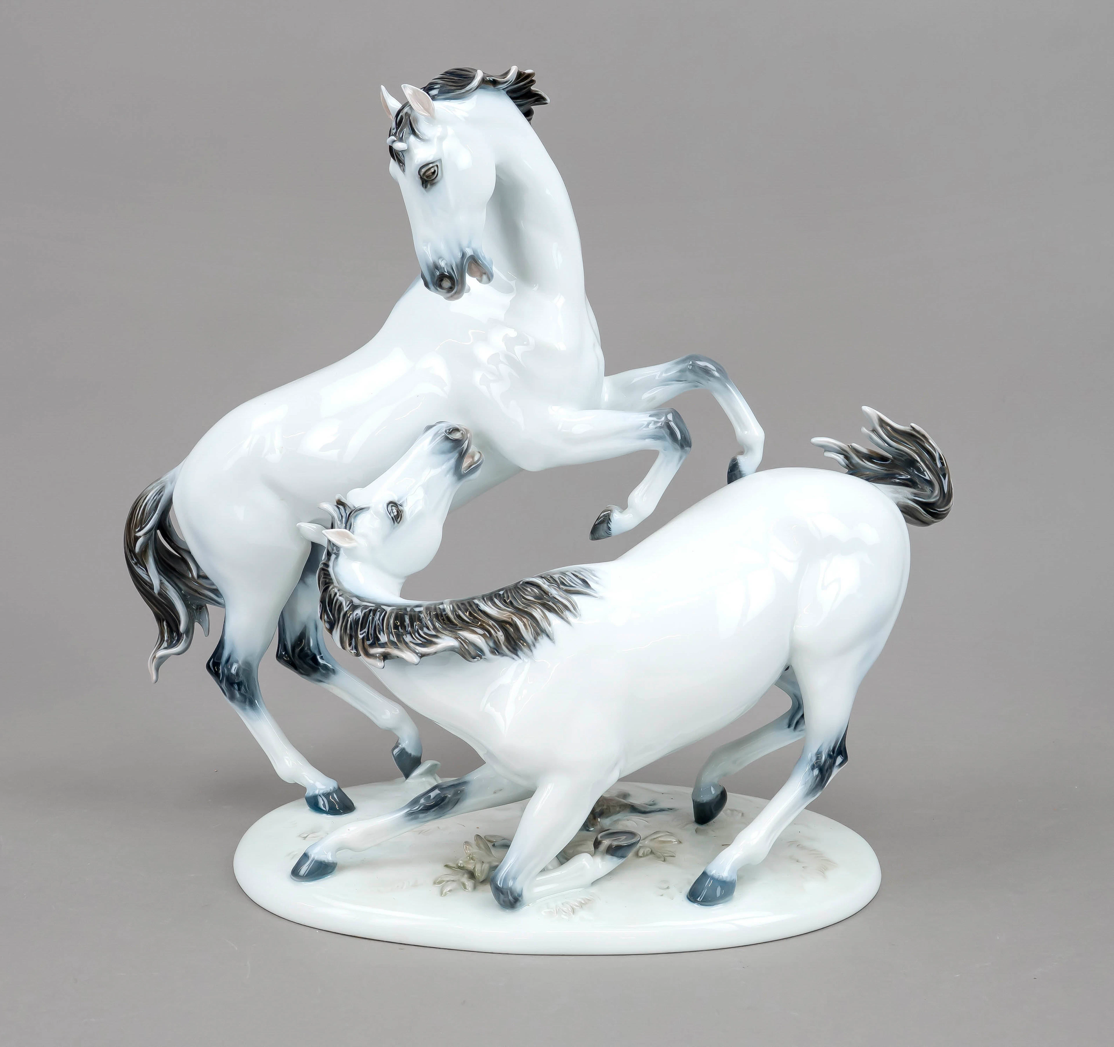 Zwei kämpfende Pferde, Rosenthal