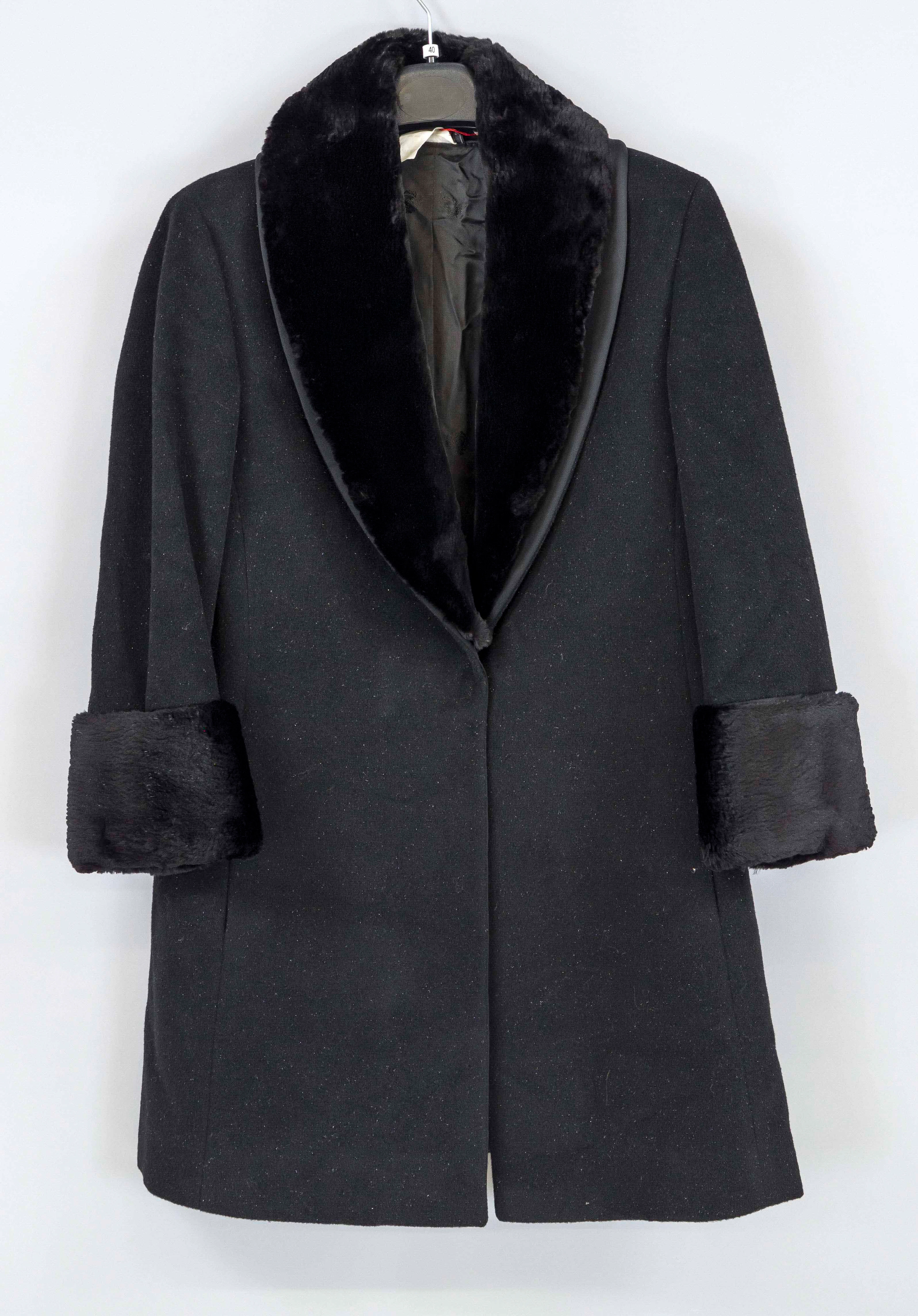 Versace, Vintage Kurzmantel, schw