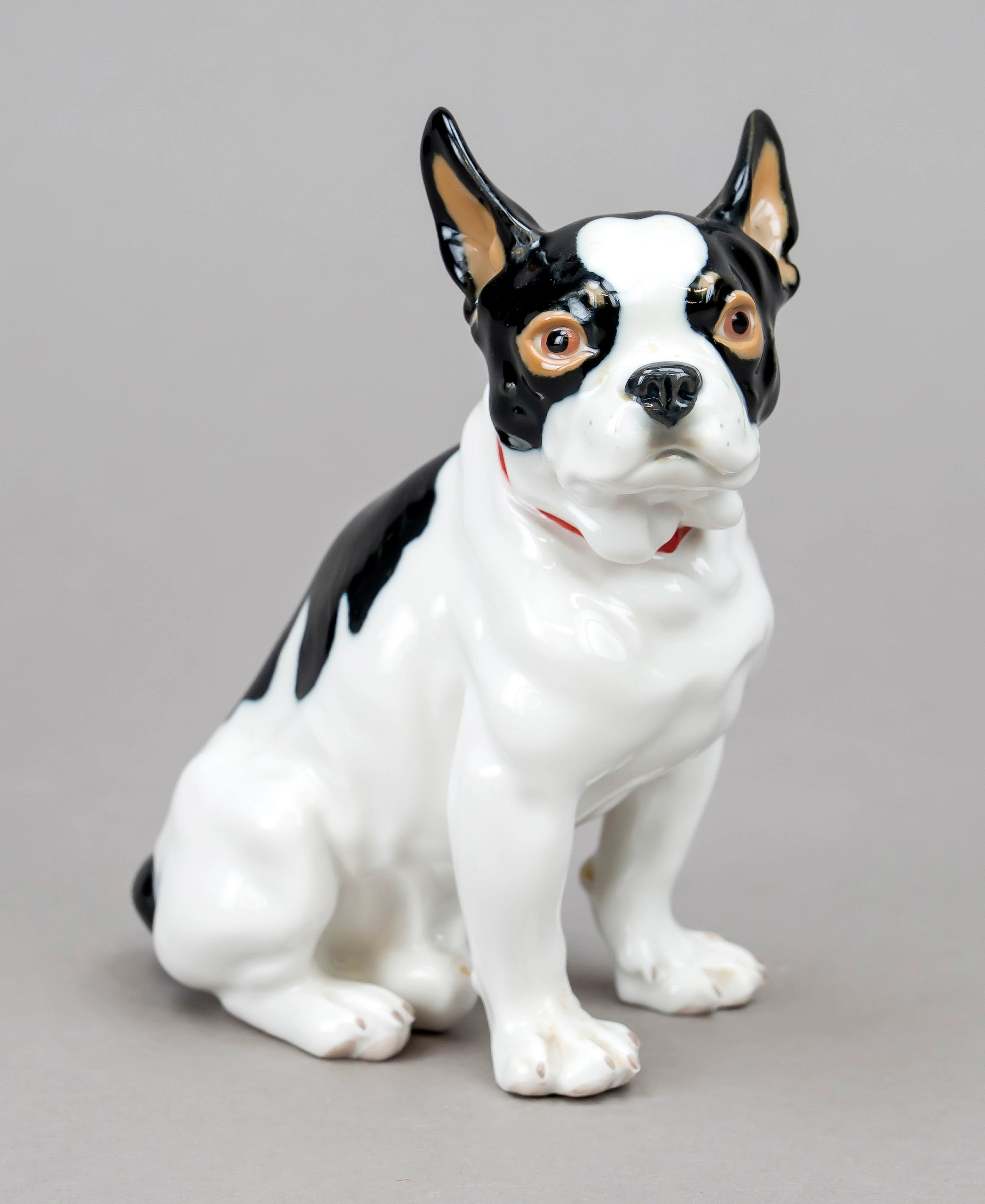 Zwergbulldogge, Meissen, Marke na