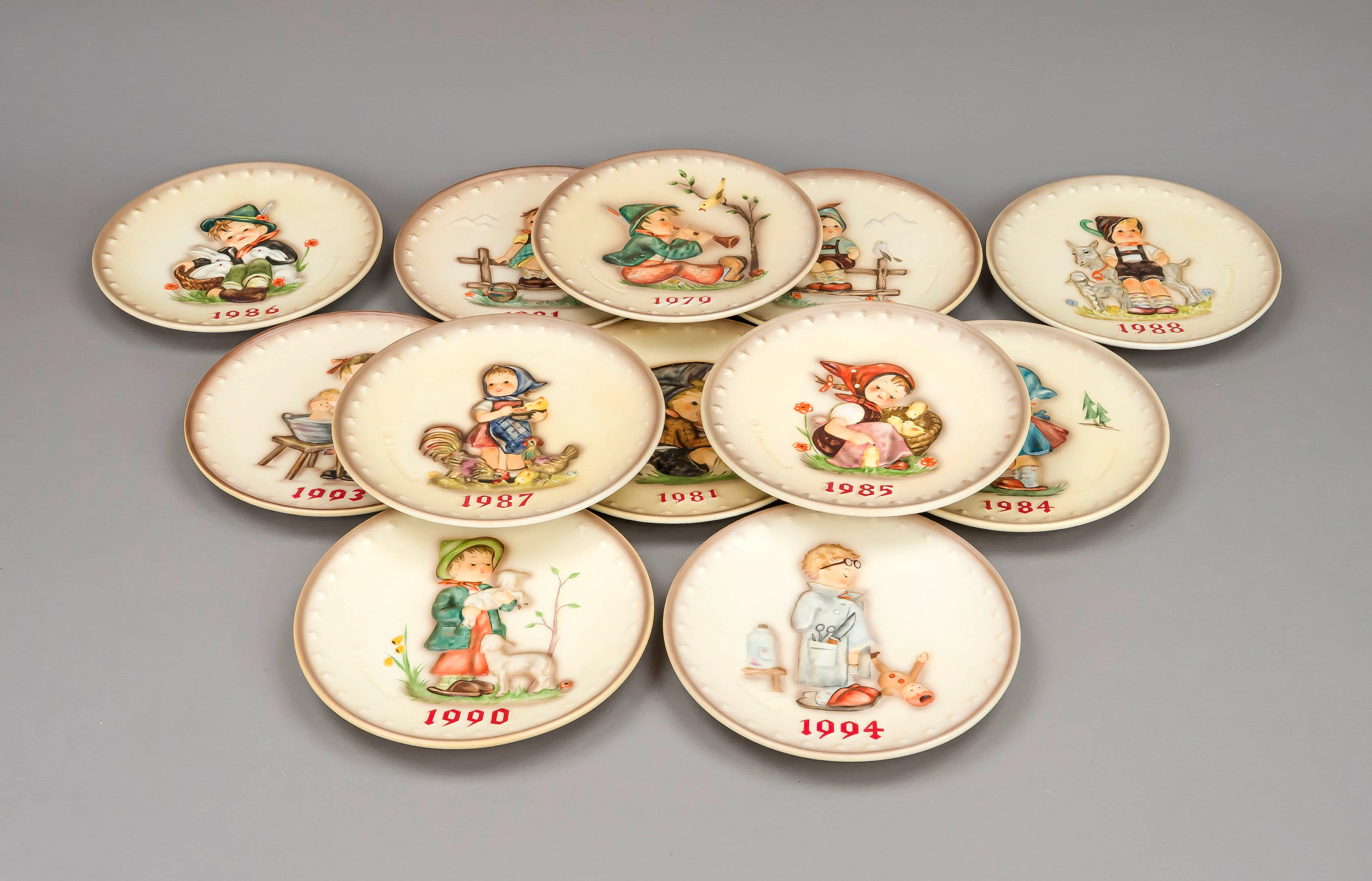 12 Hummelteller, Goebel, Rödental