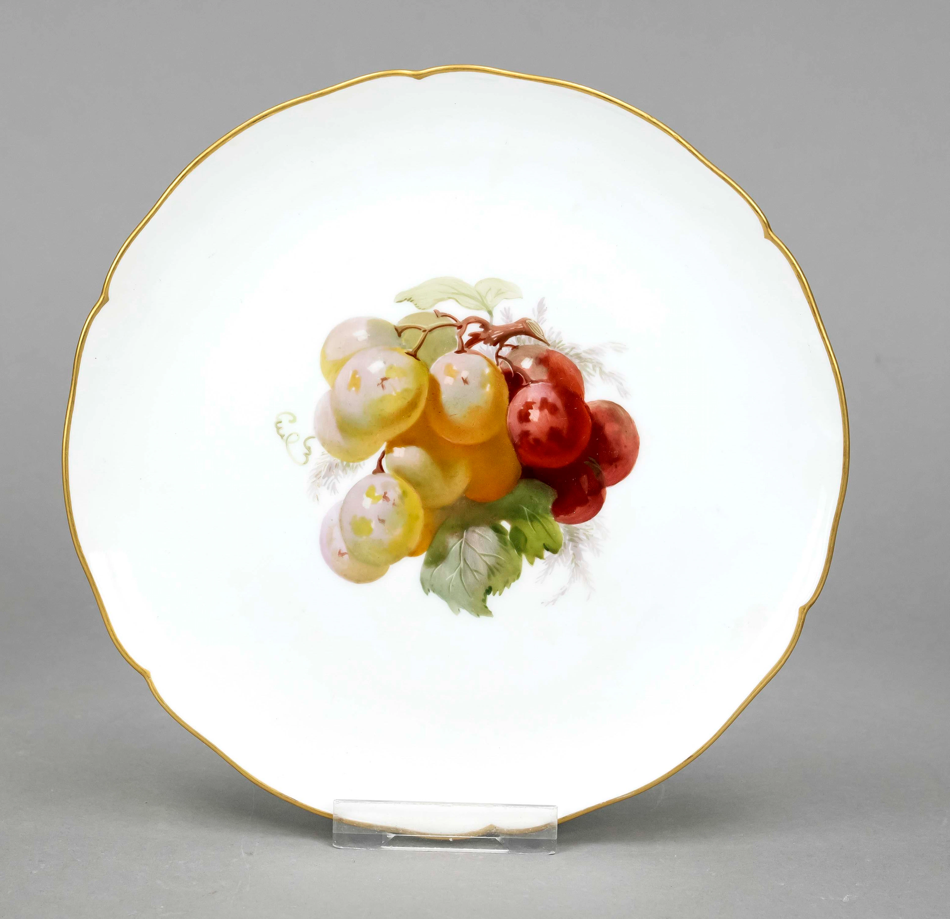 Jugendstil Obstteller, KPM Berlin, M