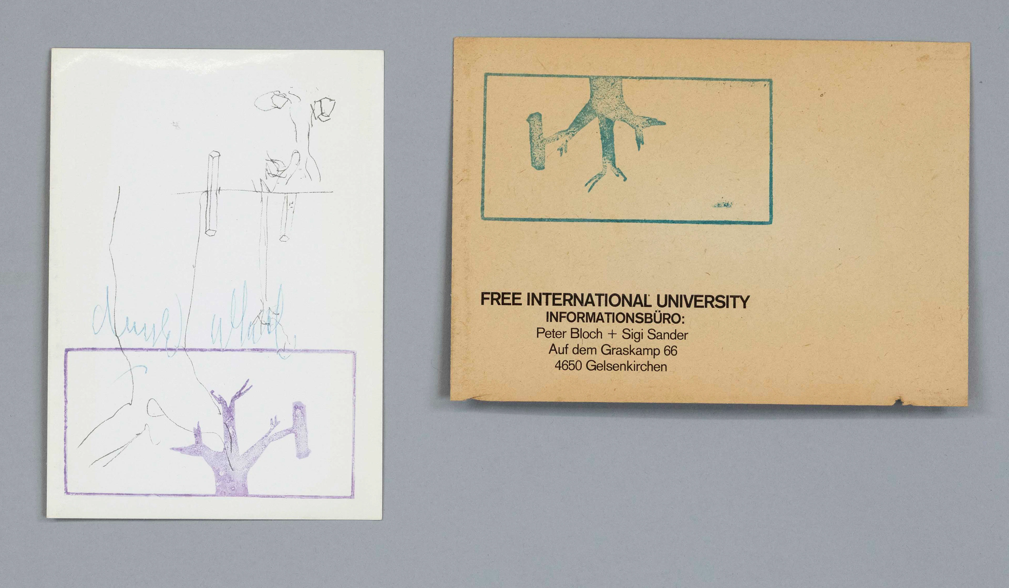 Joseph Beuys (1921-1986), Postkart