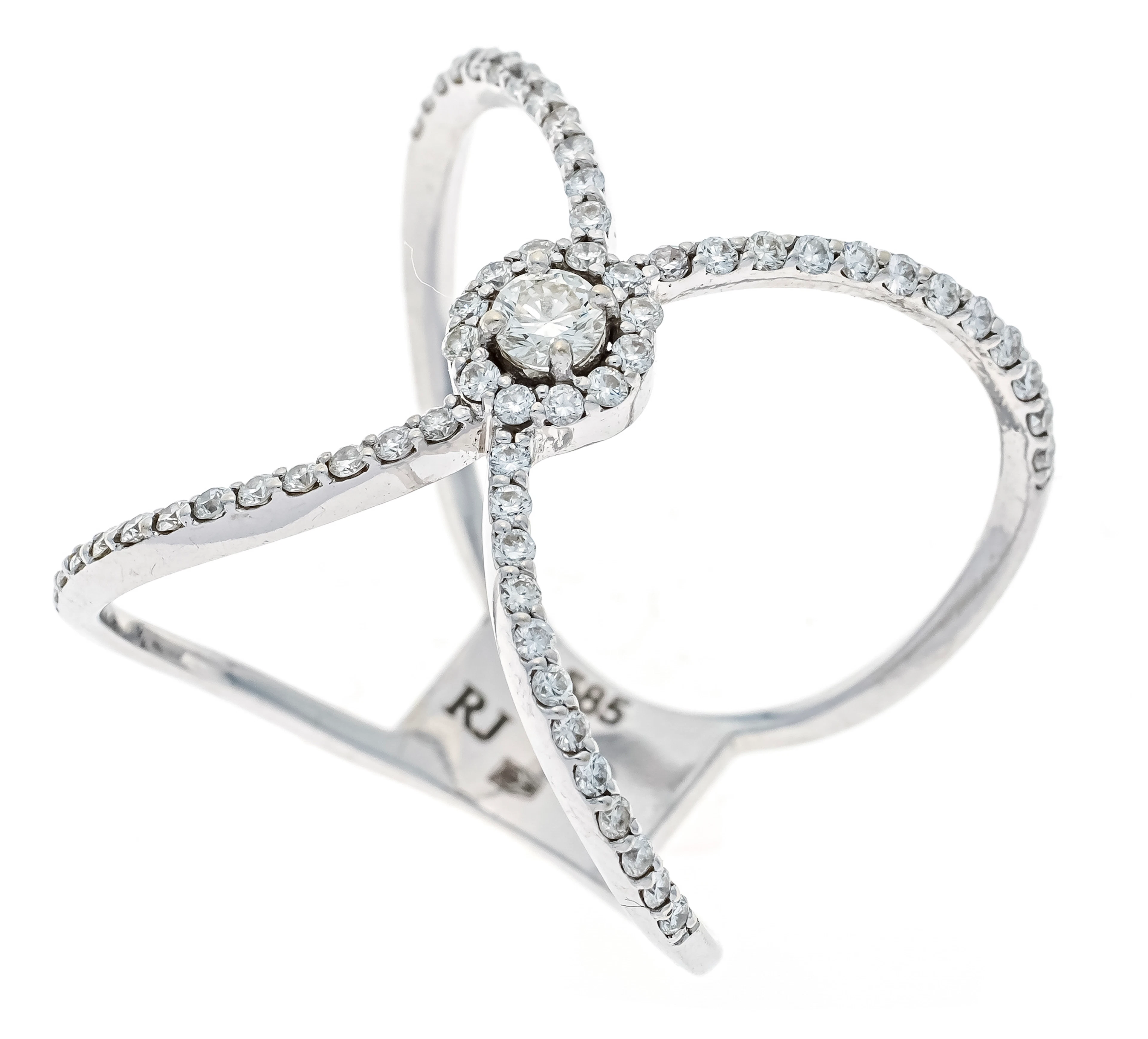 Brillant-Ring WG 585/000 mit eine