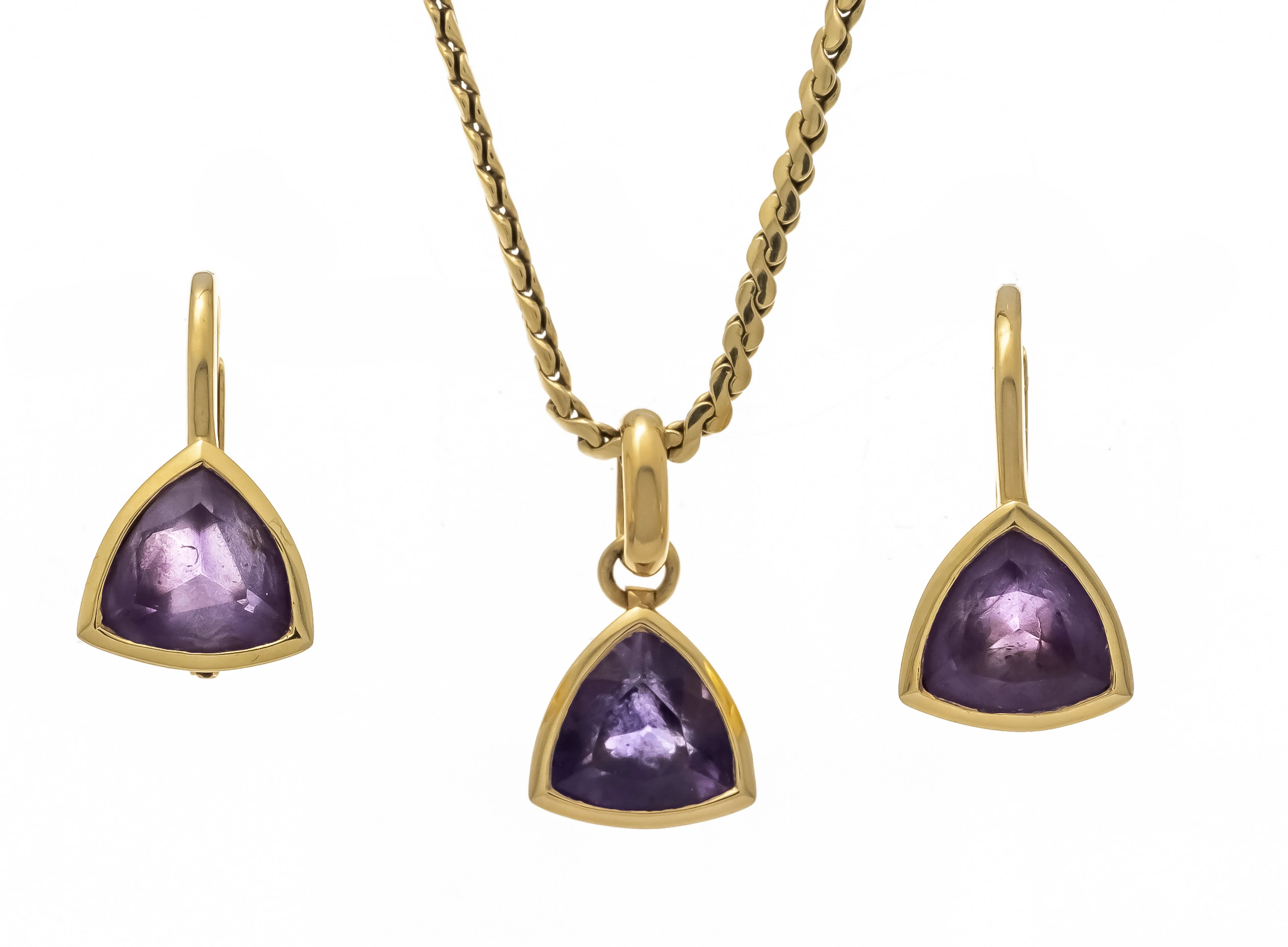 2-teiliges Amethyst-Set GG 750/000