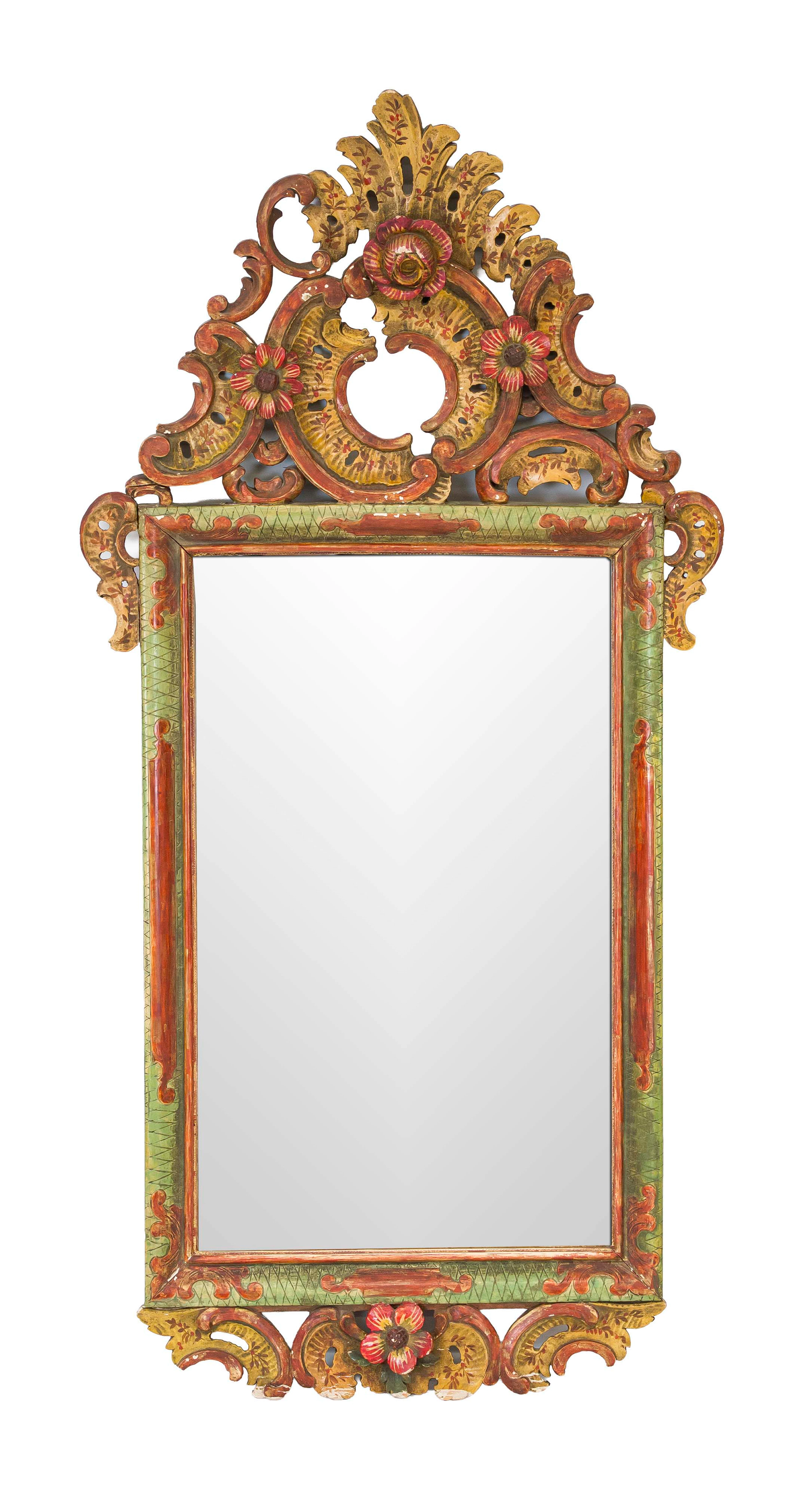 Wandspiegel im Barockstil, 20. Jh