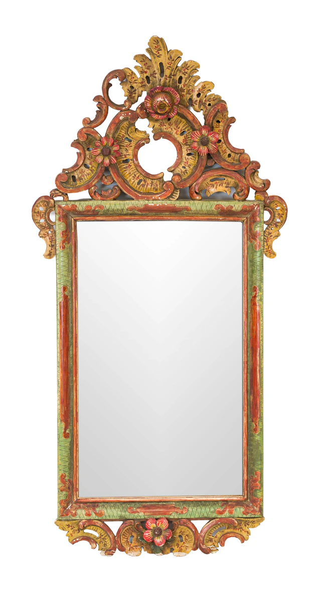 Wandspiegel im Barockstil, 20. Jh