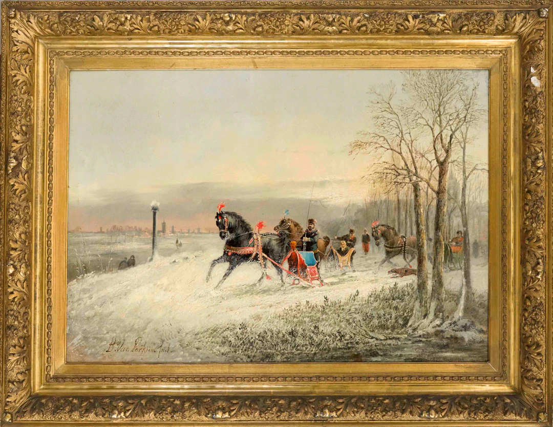 B. van Gorkum, Landschaftsmaler d