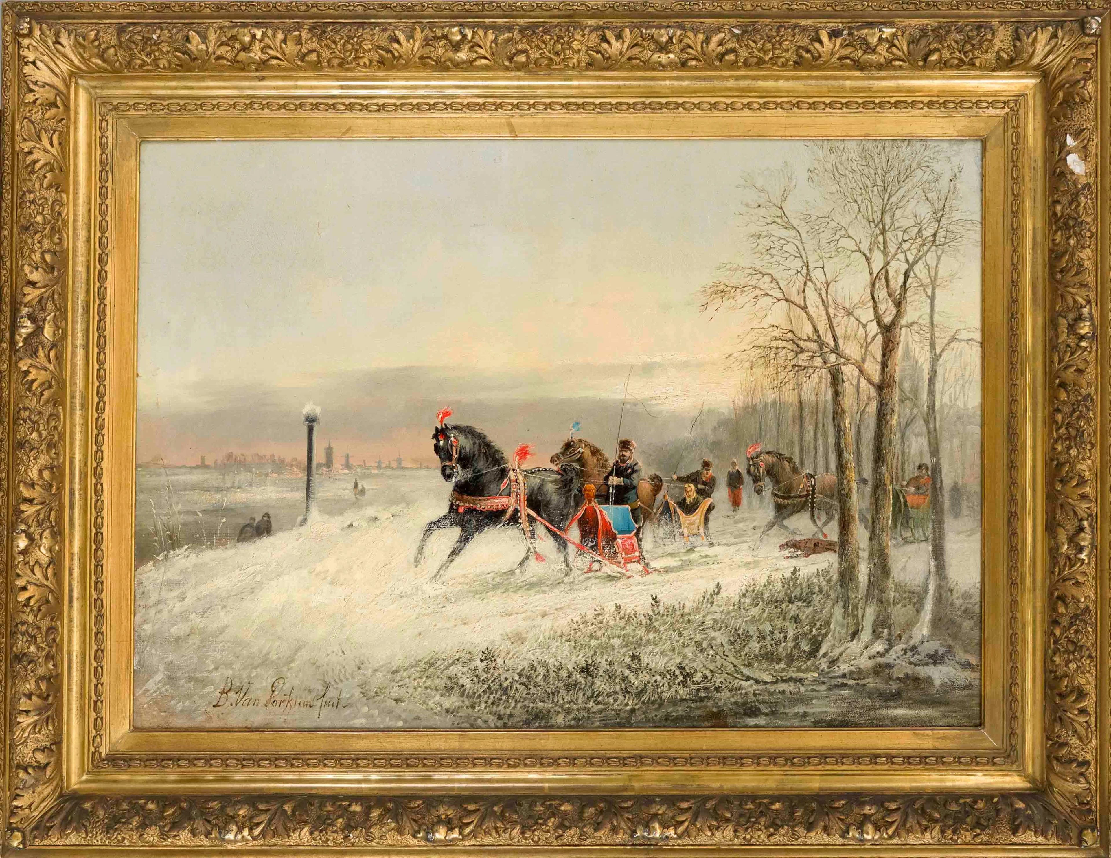 B. van Gorkum, Landschaftsmaler d