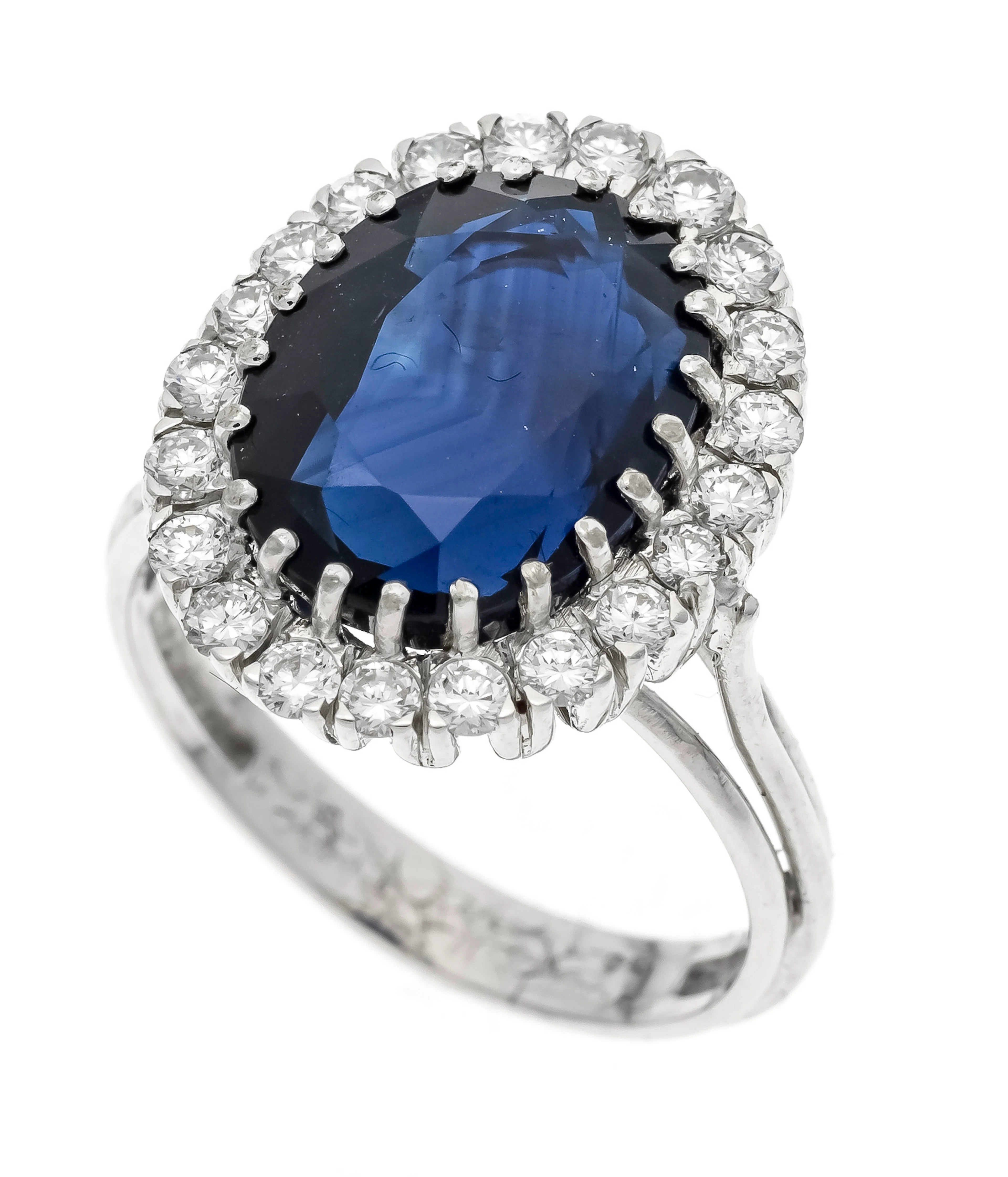 Saphir-Brillant-Ring WG 585/000 m