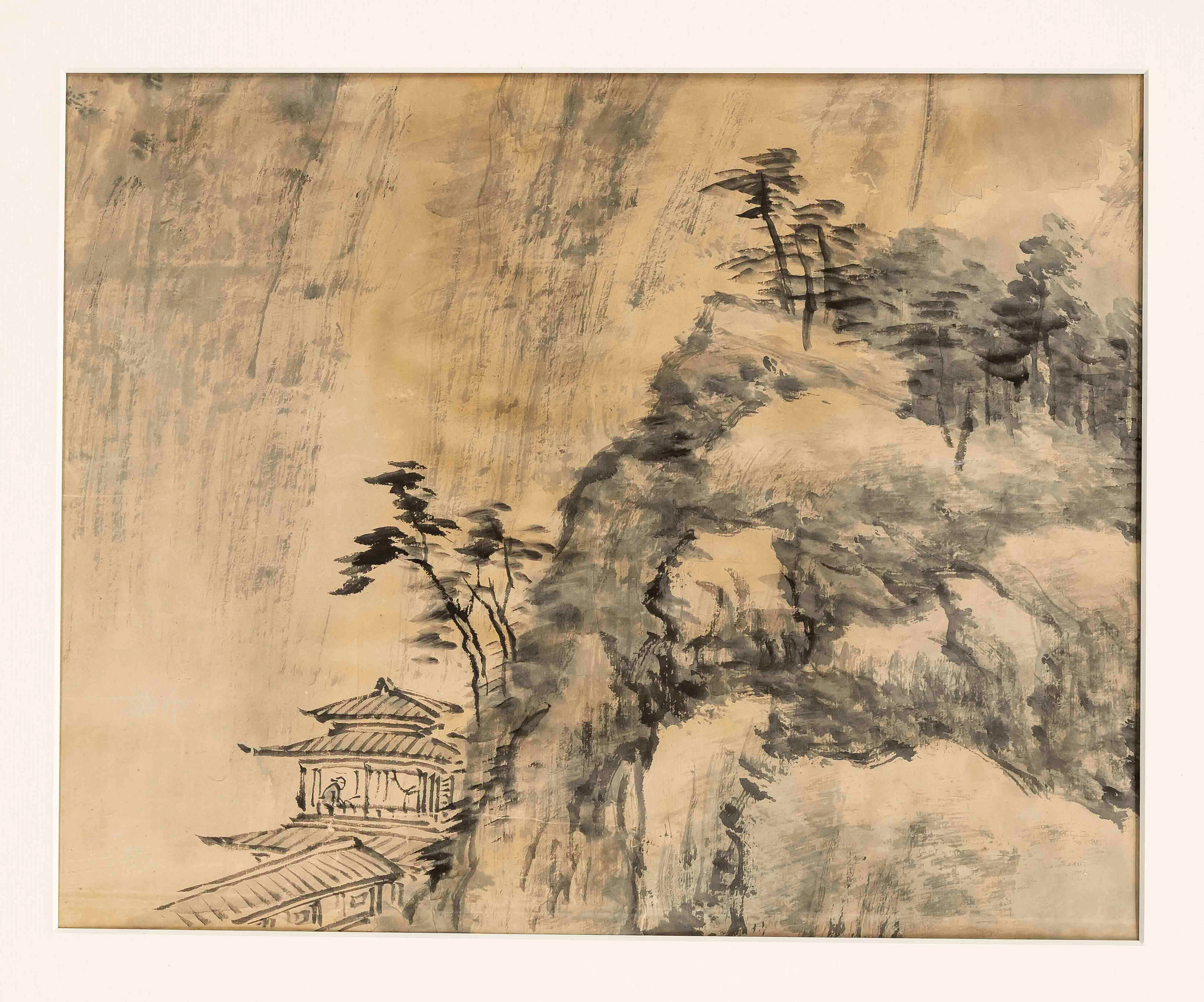Tuschemalerei, China, wohl 18. Jh