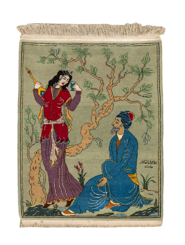 Bildteppich, Iran, 20. Jhd. leich