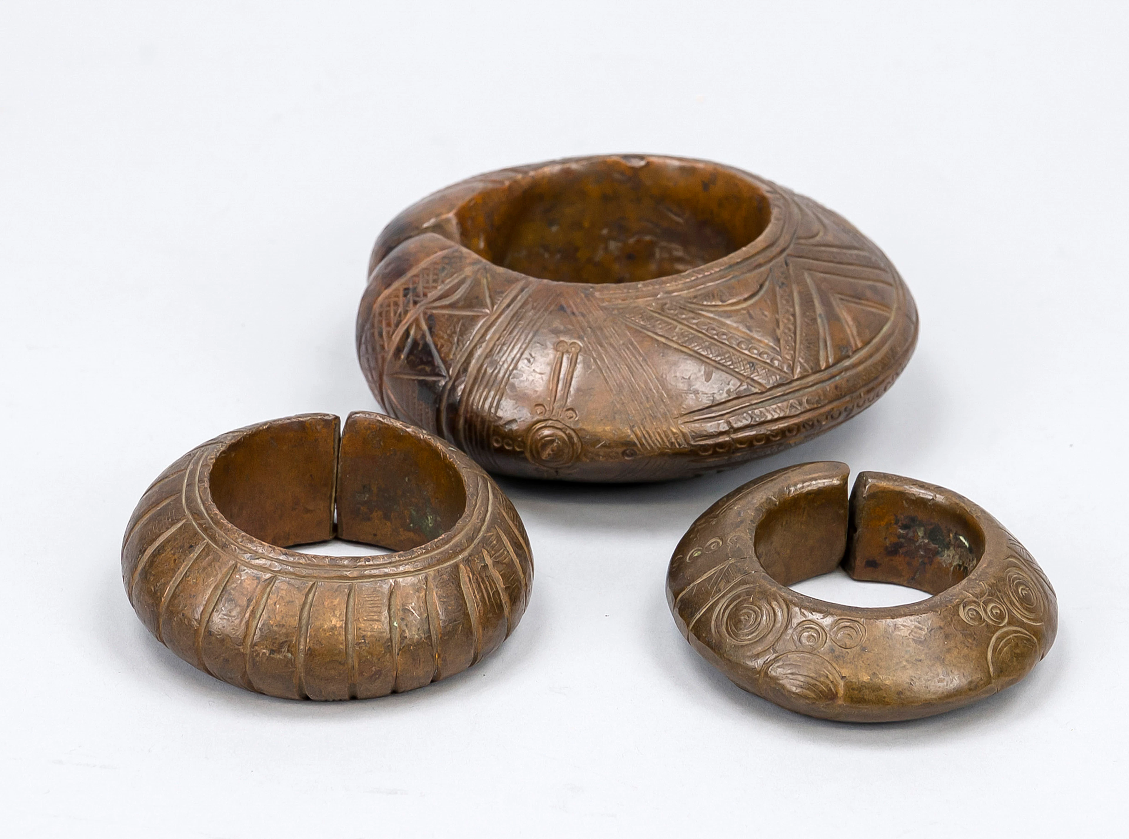 3 Manillen, Afrika 19./20. Jh., K