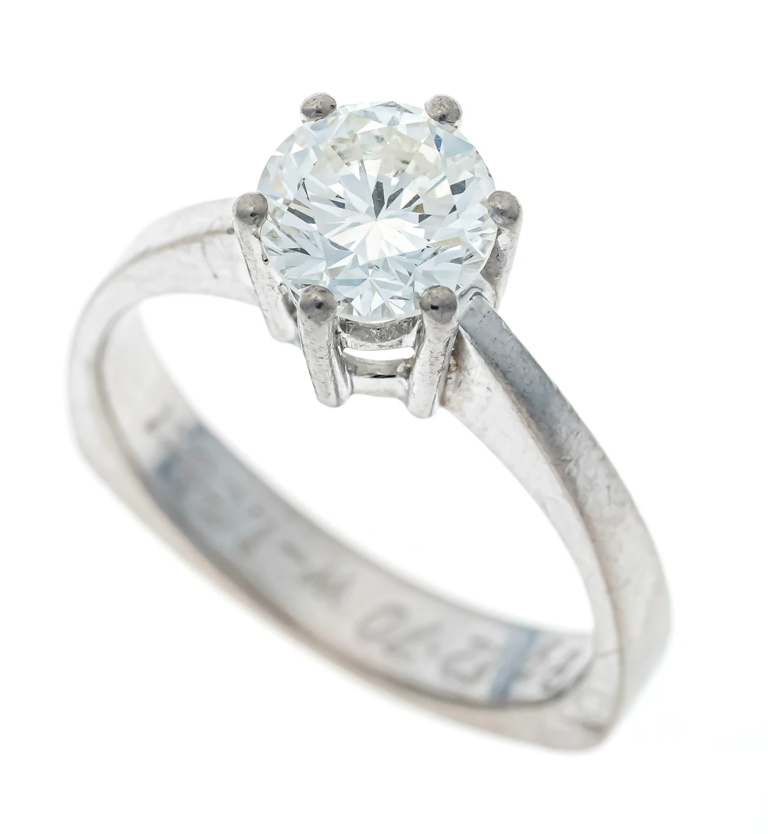 Solitär Brillant-Ring WG 750/000