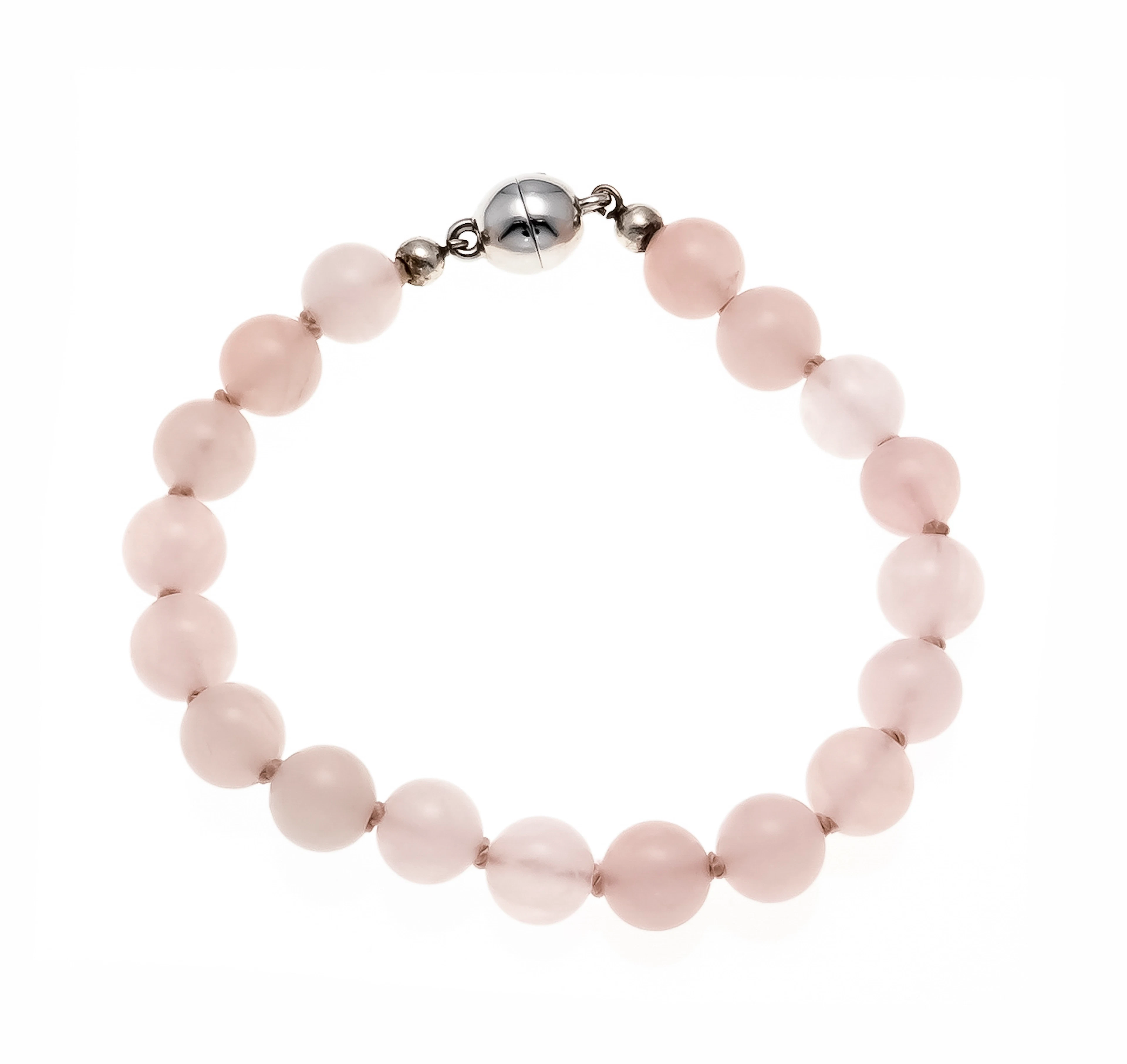 Rosenquarz-Armband mit ''Langer''