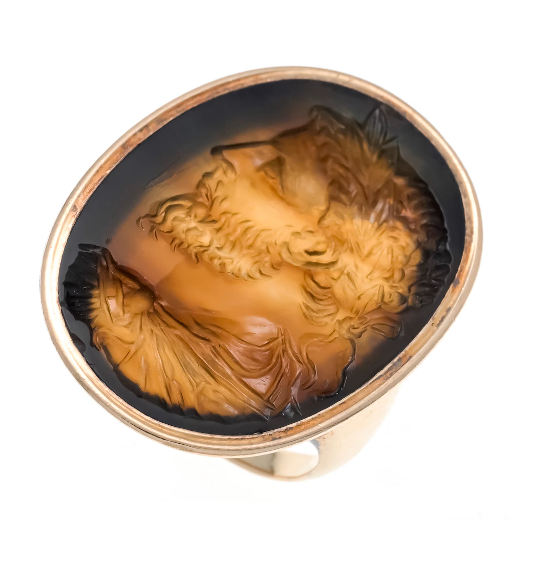 Kaméen-Ring GG 585/000 ungest., g