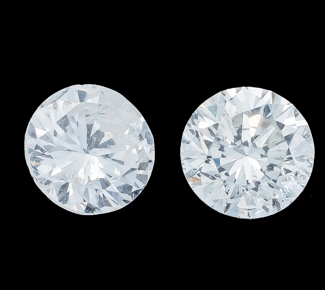 Brillant 0,15 ct Weiß/PI, Maße: 3