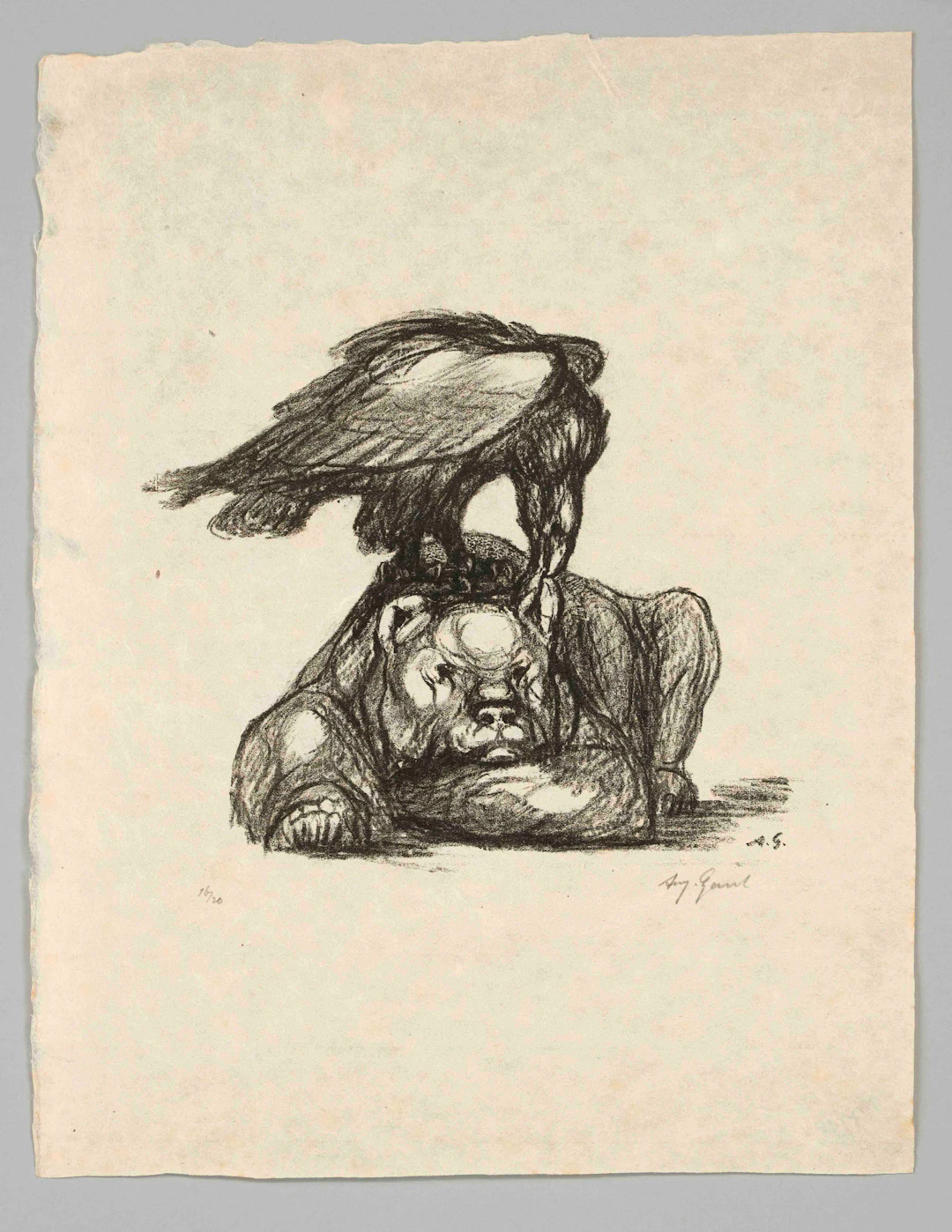 August Gaul (1869-1921), Bär und