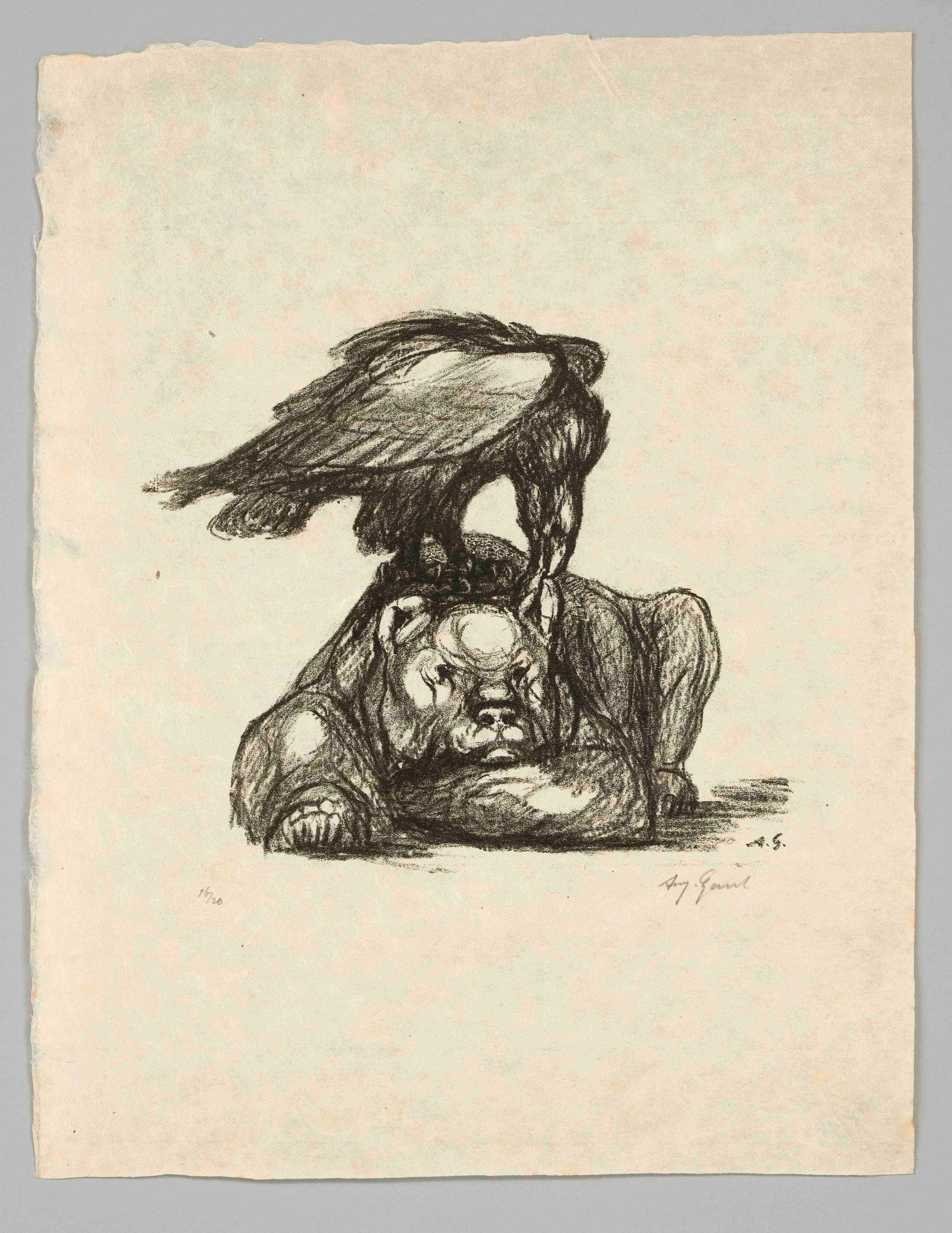 August Gaul (1869-1921), Bär und