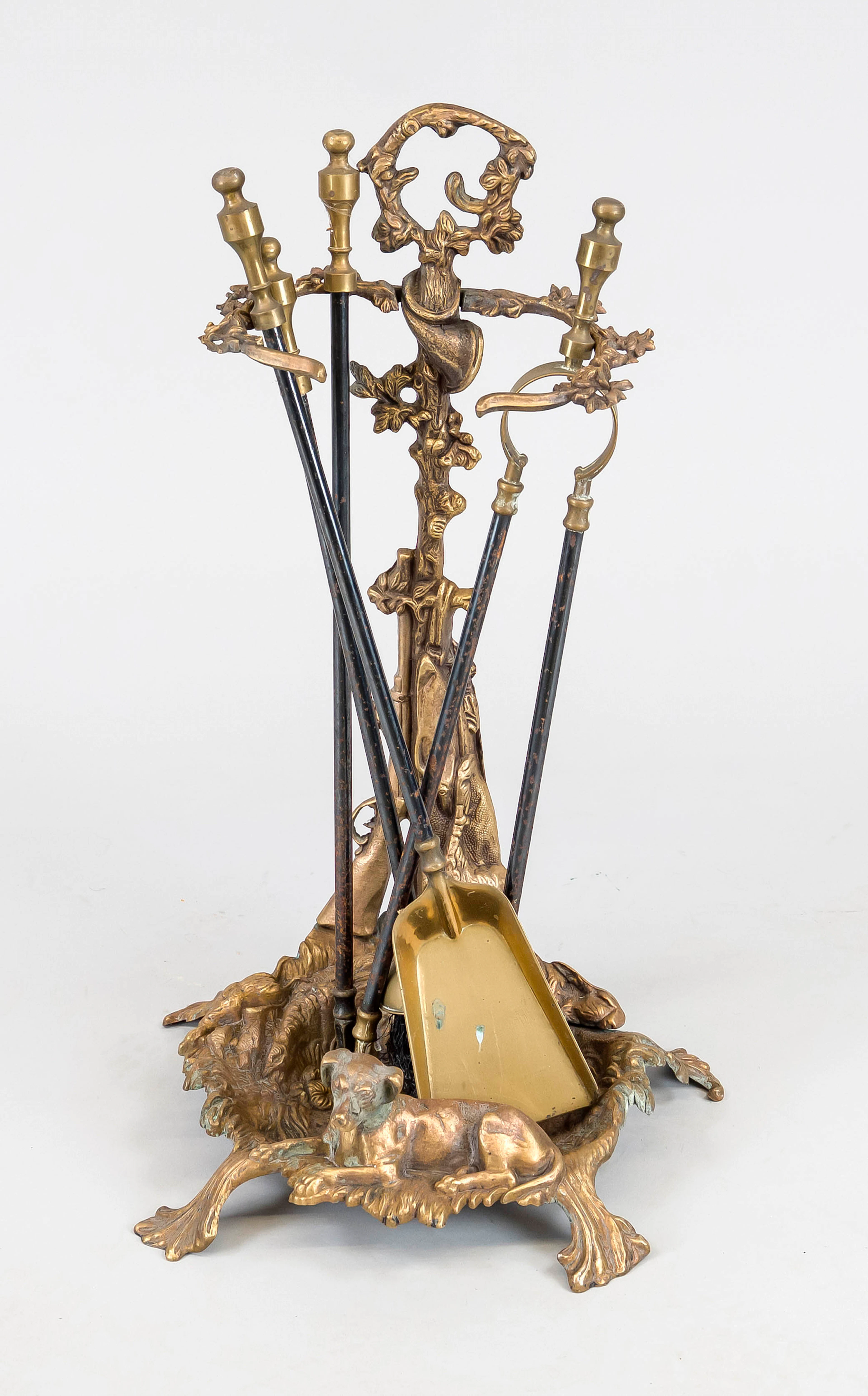 Kaminset mit jagdlichem Stand, 20