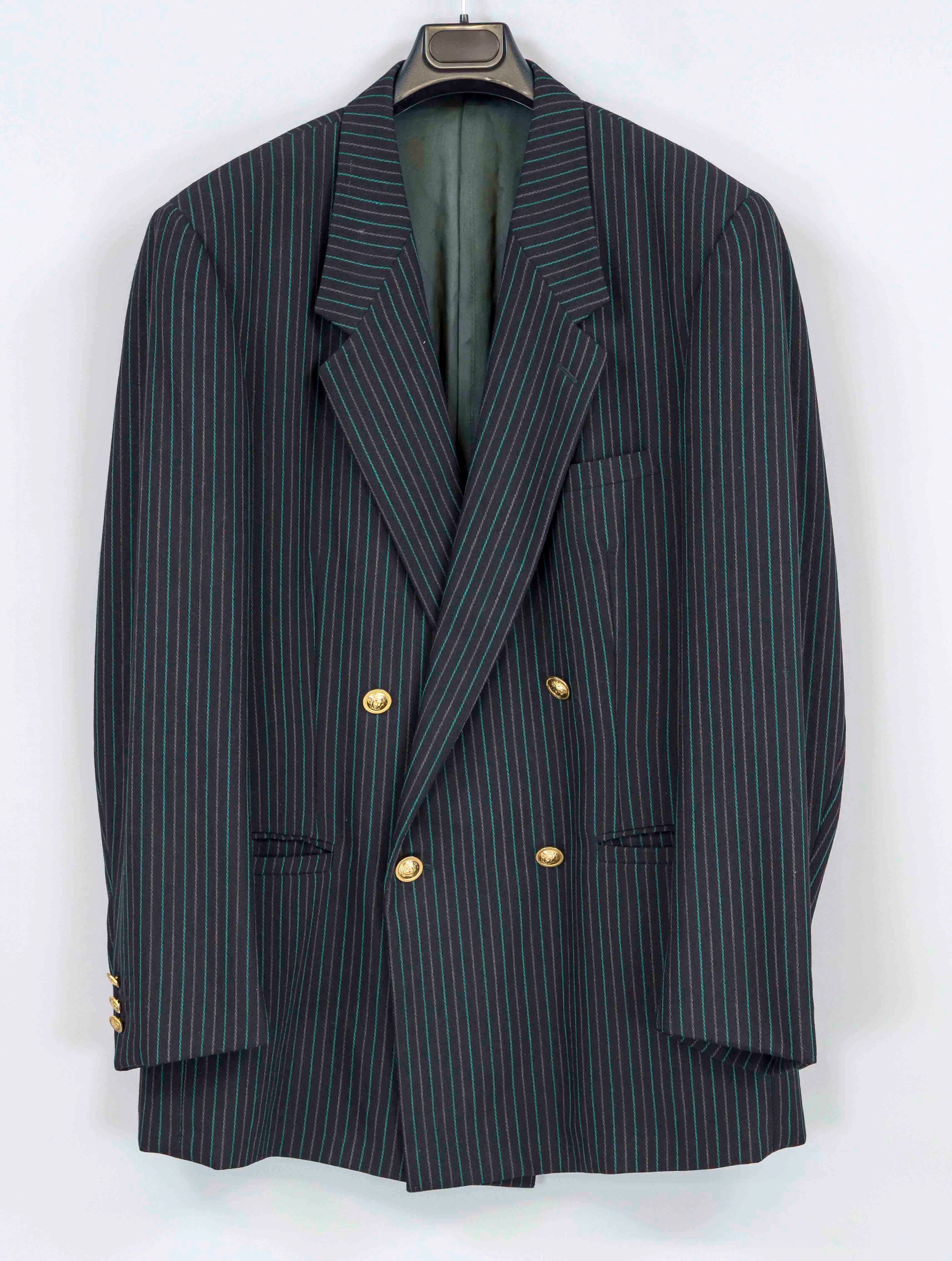 Versace, Vintage Blazer in Schwar