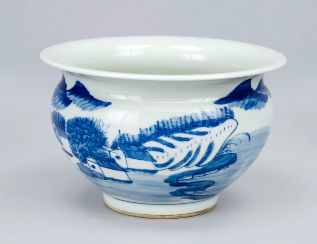 Censer/Räuchergefäß mit Landschaf
