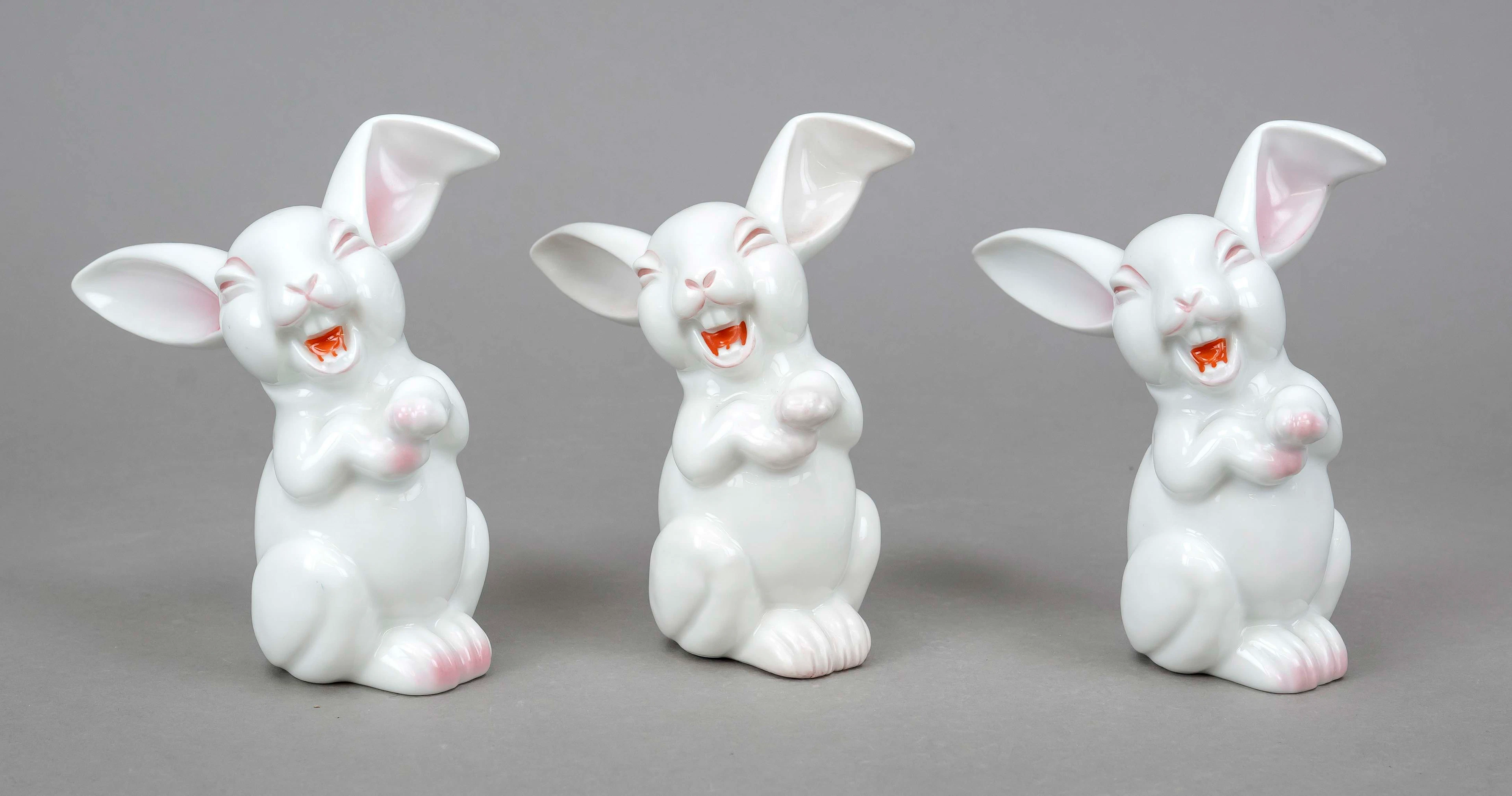 Drei lachende Hasen, Rosenthal, 2
