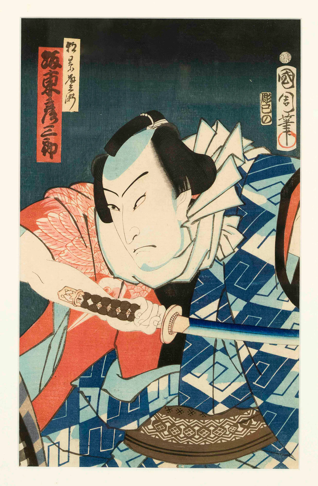 2 Ukiyo-e Farbholzschnitte, Japan