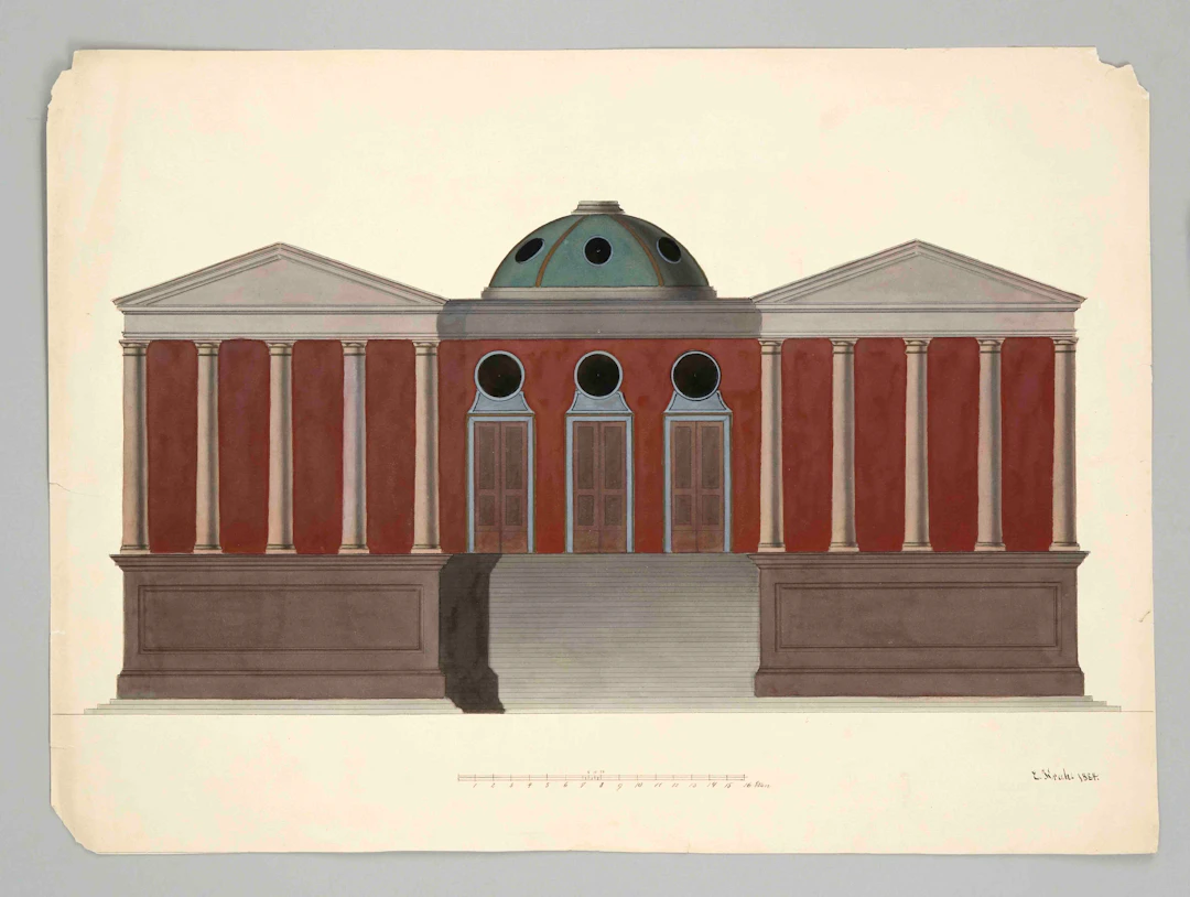 E. Krah, Architekturzeichner des