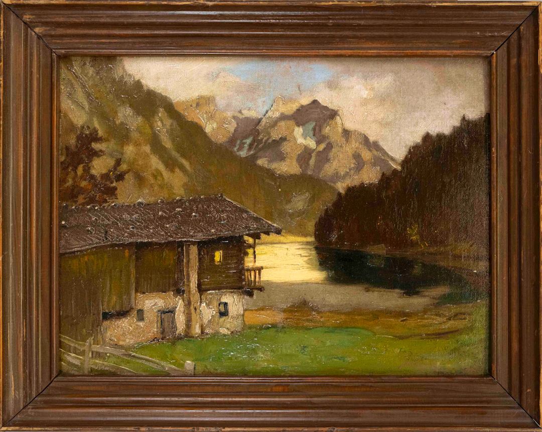 Karl Moser (1893-?), Motiv am Hin