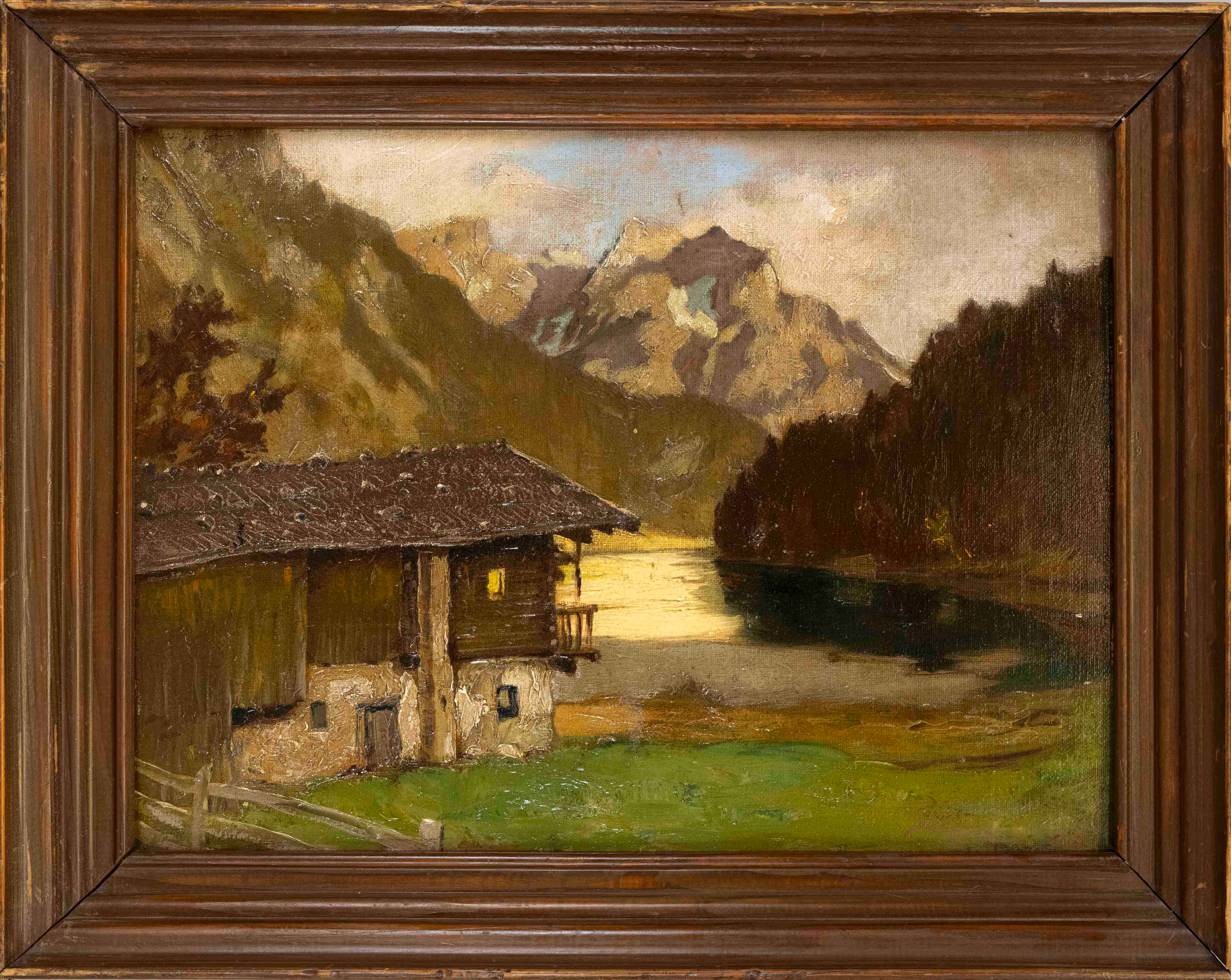 Karl Moser (1893-?), Motiv am Hin