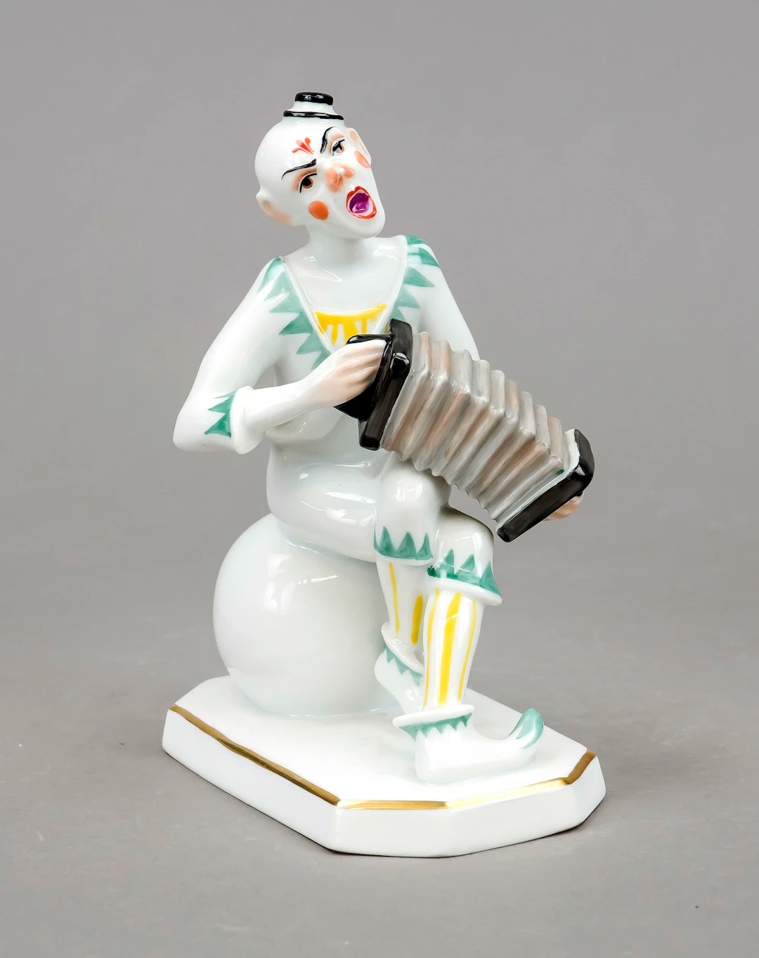 Clown mit Ziehharmonika, Rosentha
