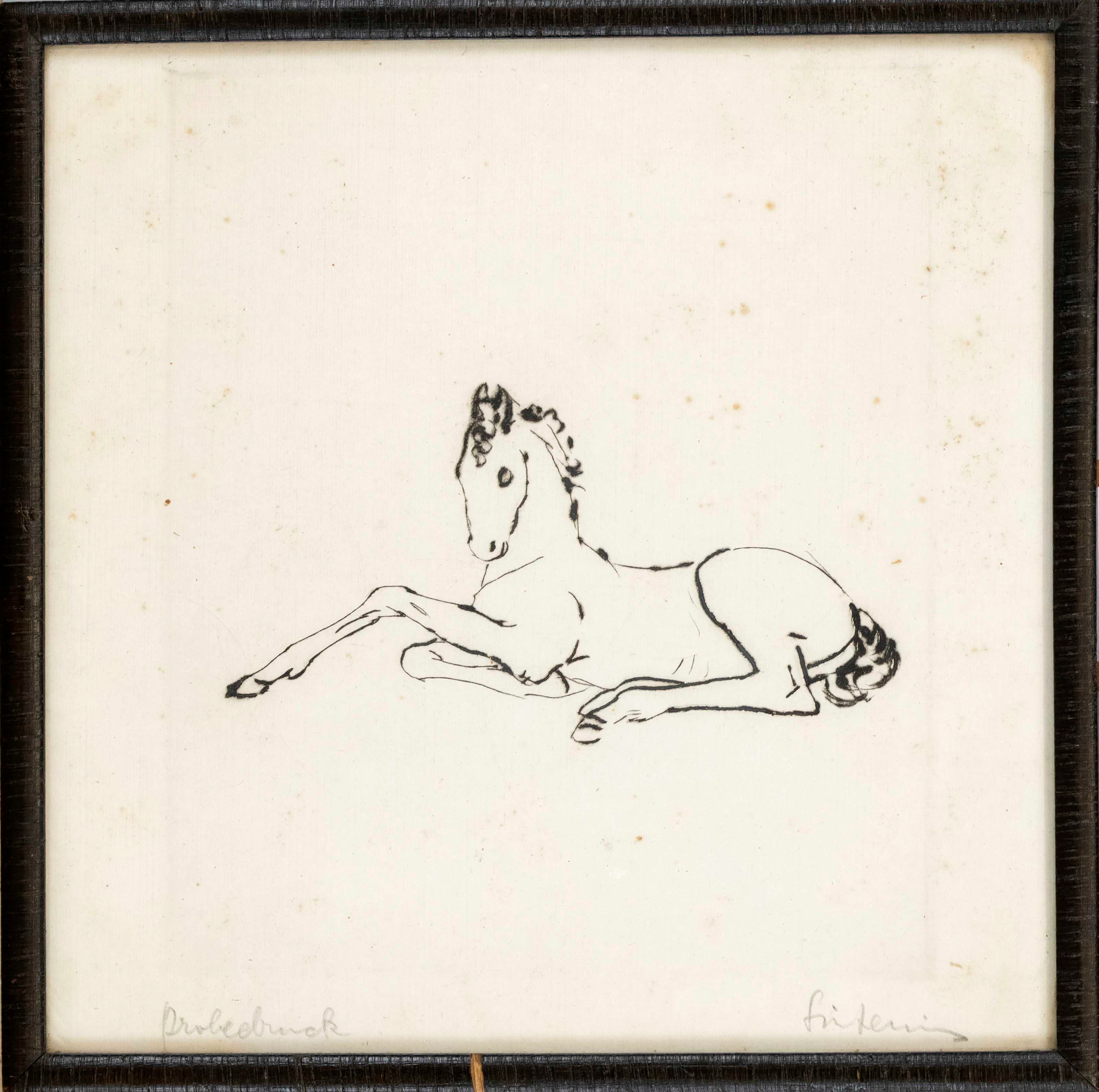 René Sintenis (1888-1965), liegen