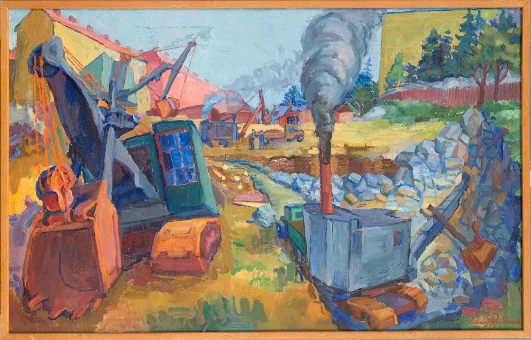 Arne Randmark, dänischr Maler Mit