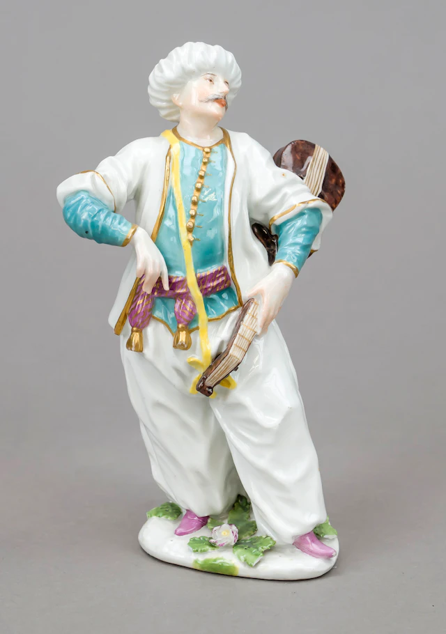 Türke mit Laute, Meissen, um 1745
