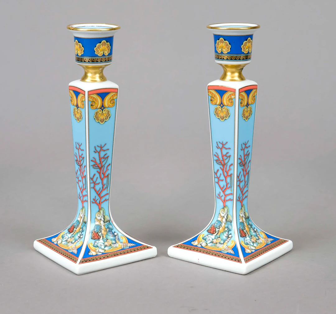 2 Kerzenleuchter, Rosenthal meet