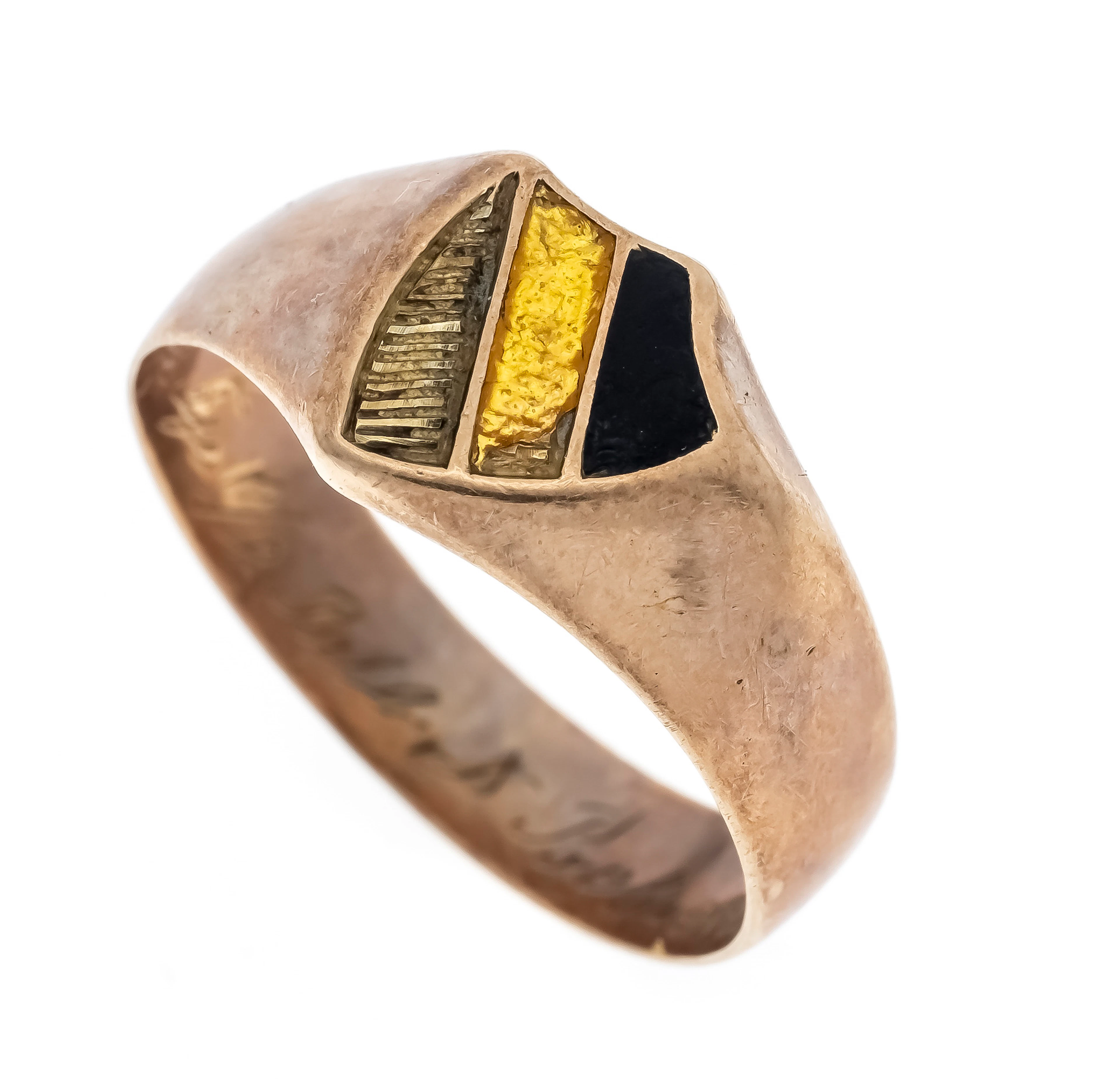 Wappen-Ring RG 585/000 mit polych