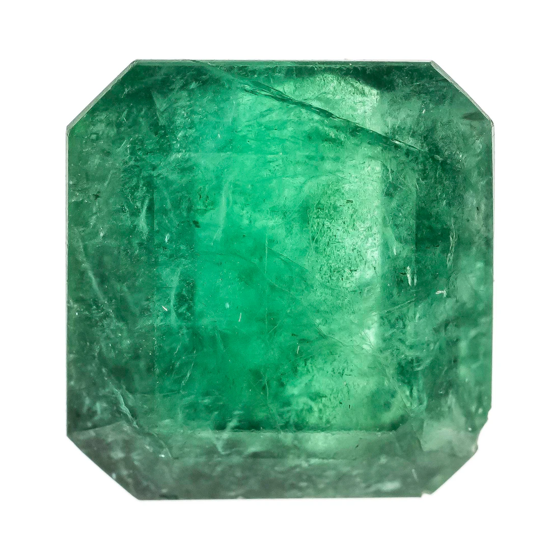Smaragd 5,63 ct, Smaragdschliff f