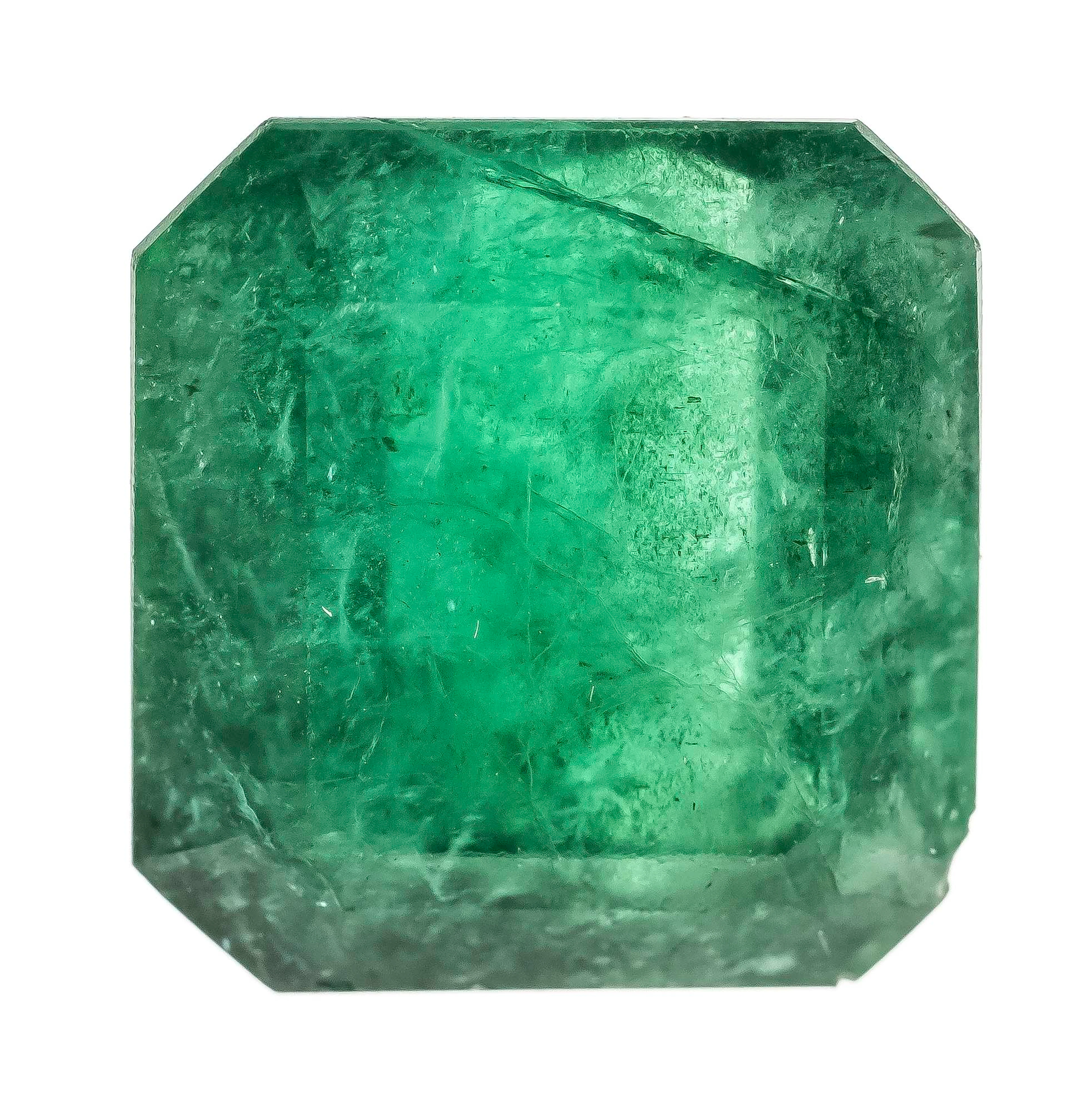 Smaragd 5,63 ct, Smaragdschliff f