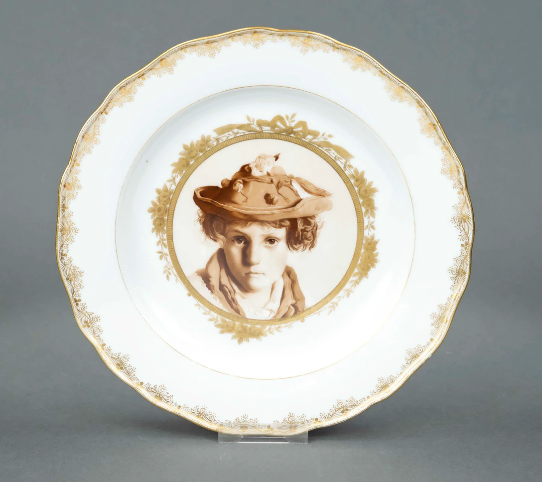 Bildteller, Meissen, 1850 - 1924