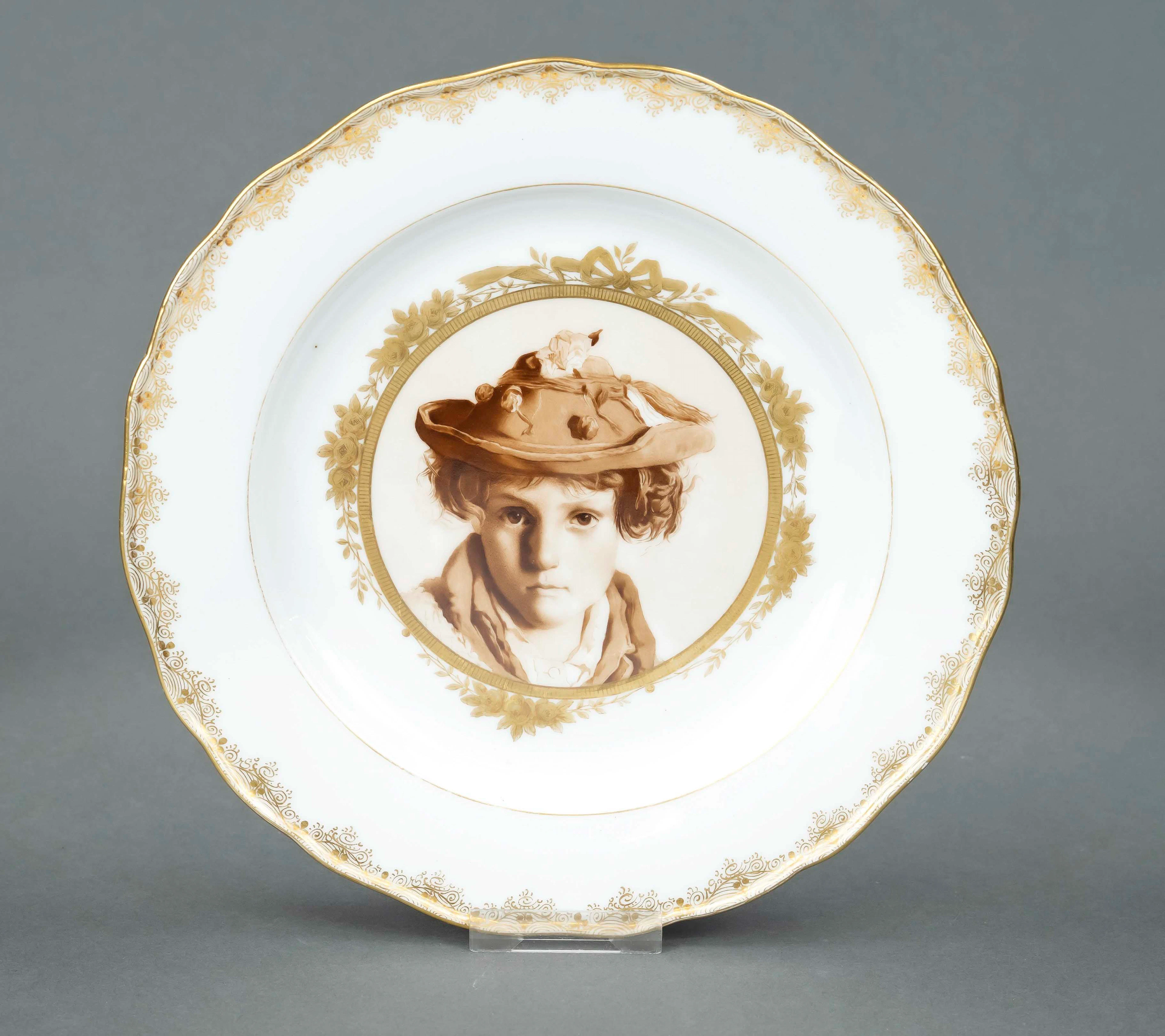 Bildteller, Meissen, 1850 - 1924