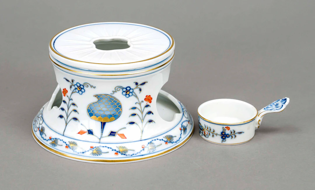 Stövchen, 3-tlg., Meissen, 20. Jh
