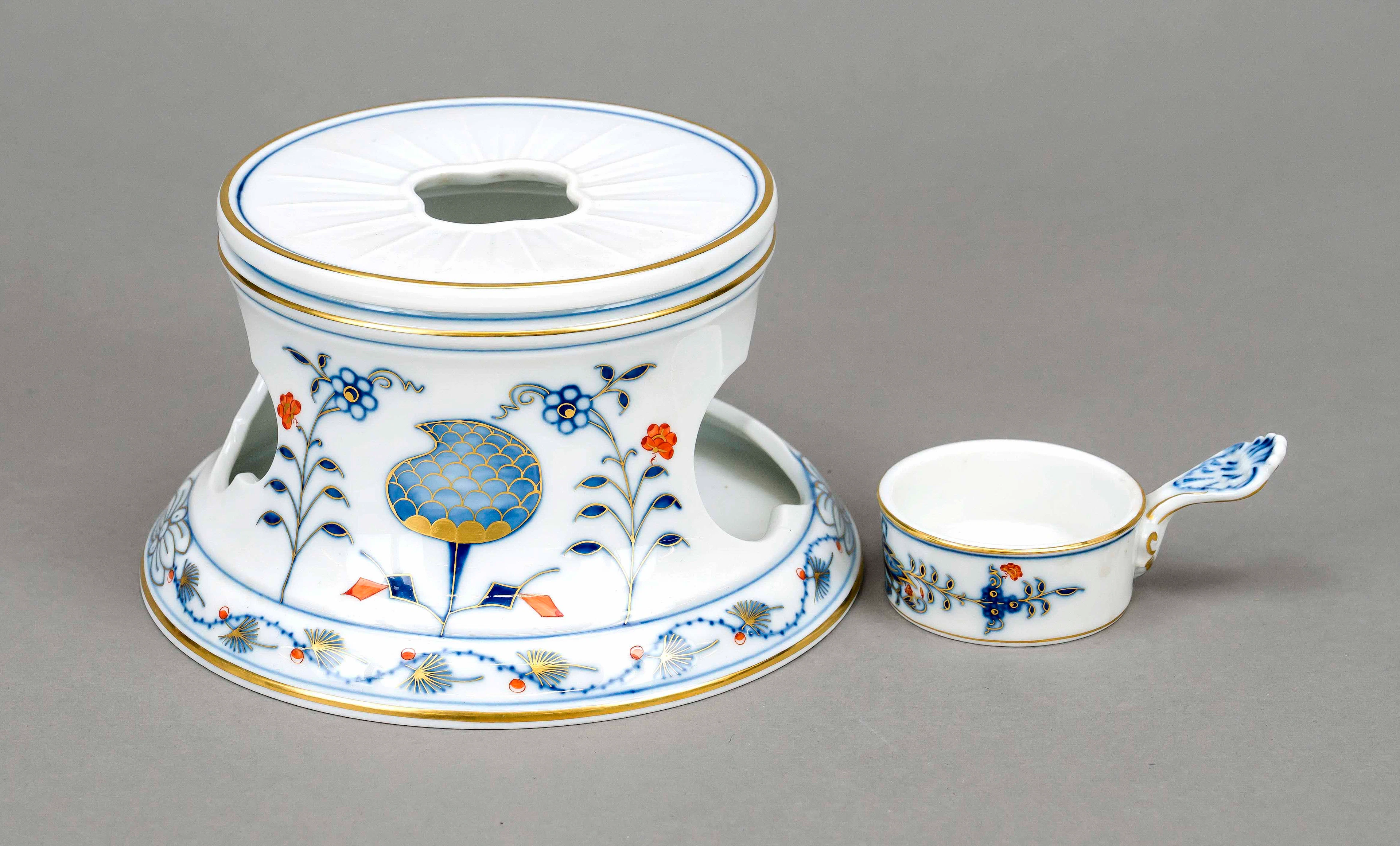 Stövchen, 3-tlg., Meissen, 20. Jh