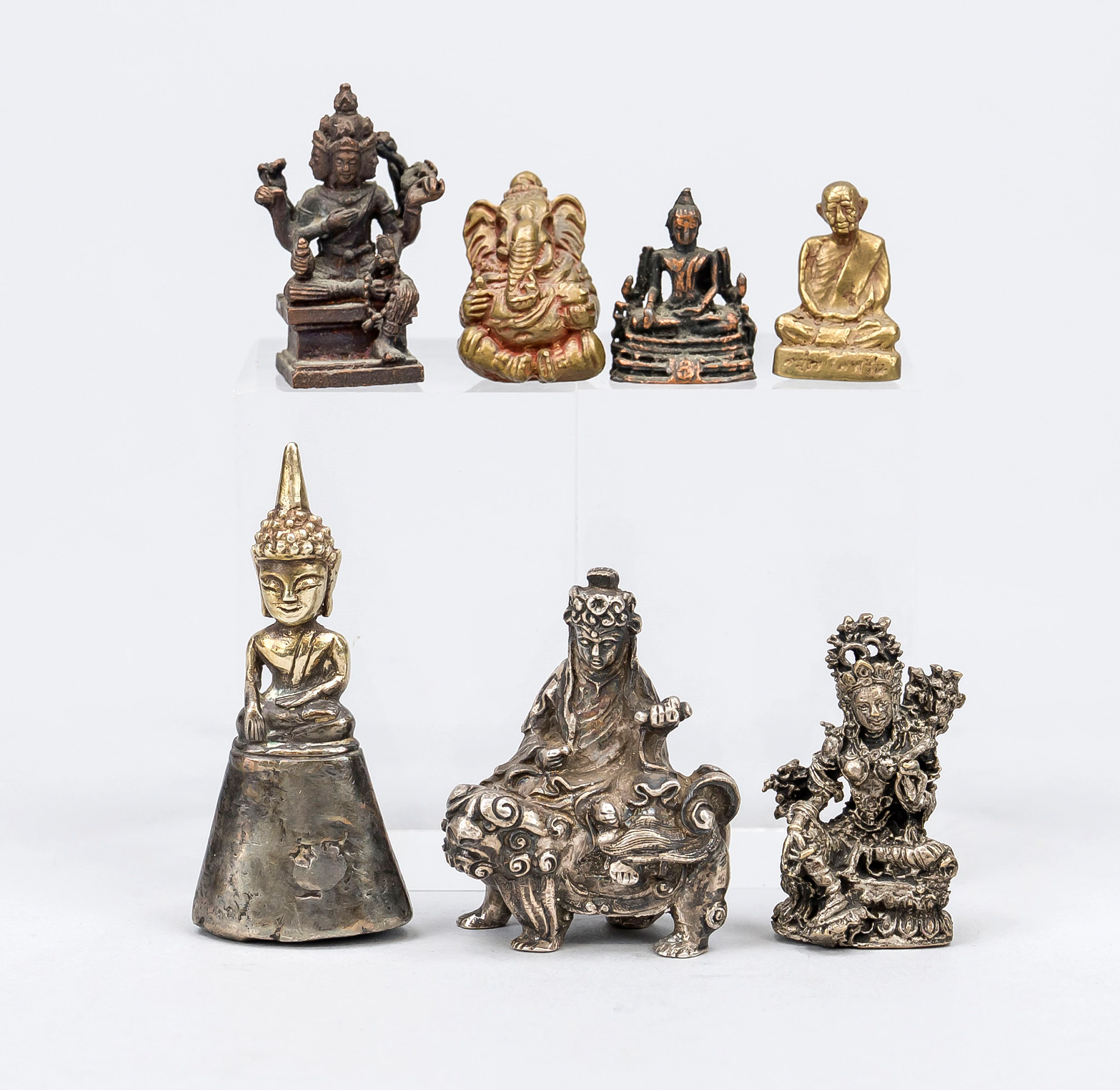 7 Miniaturen, China/Tibet, 19./20