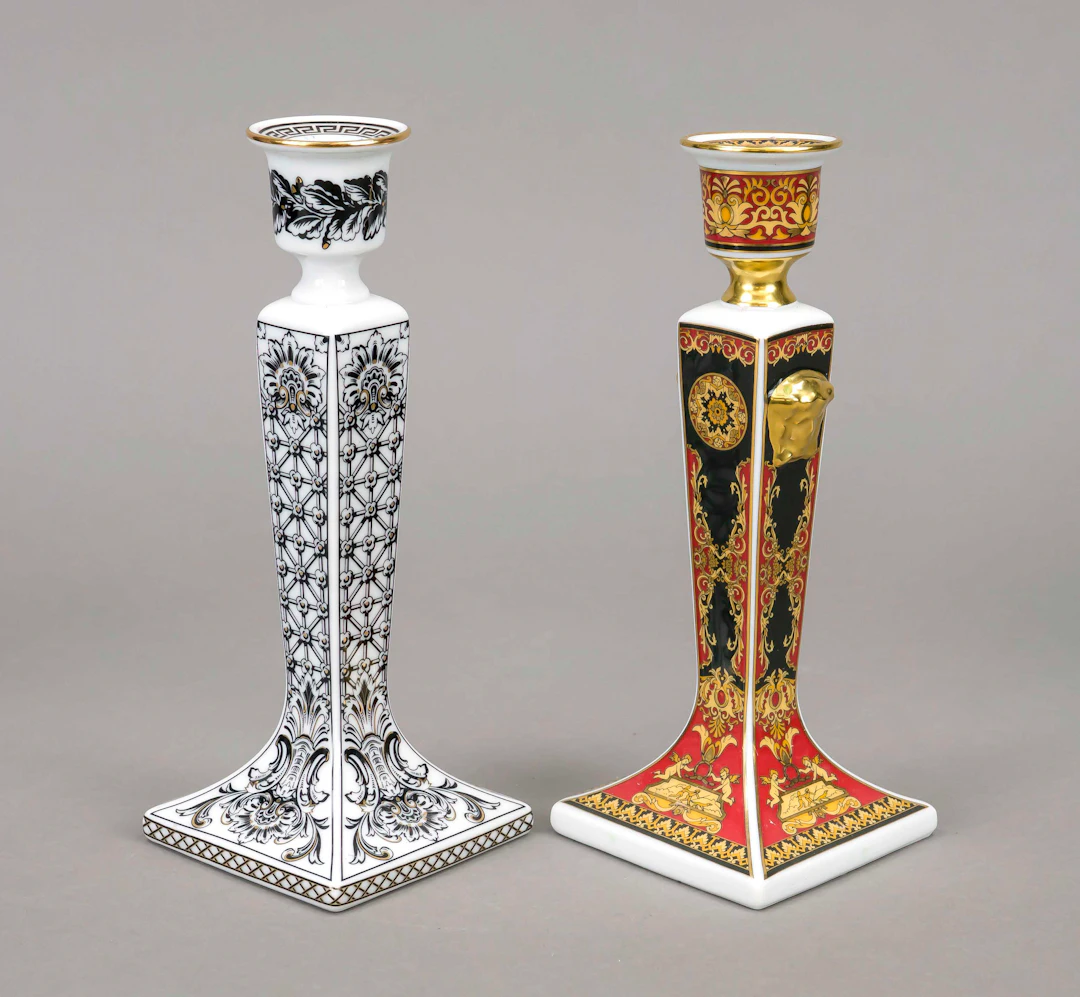 2 Kerzenleuchter, Rosenthal meet
