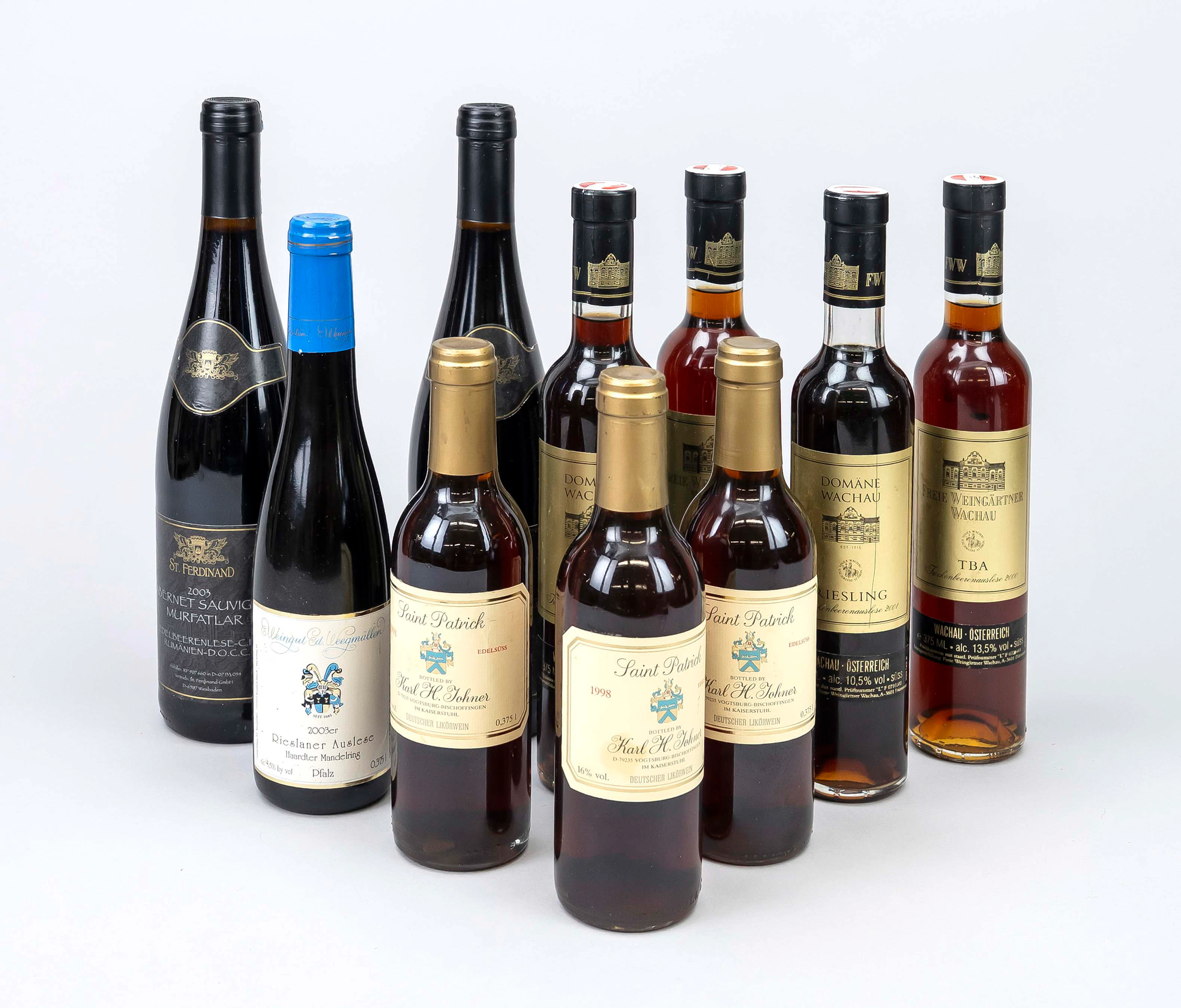 10 Flaschen Wein, Deutschland/Öst