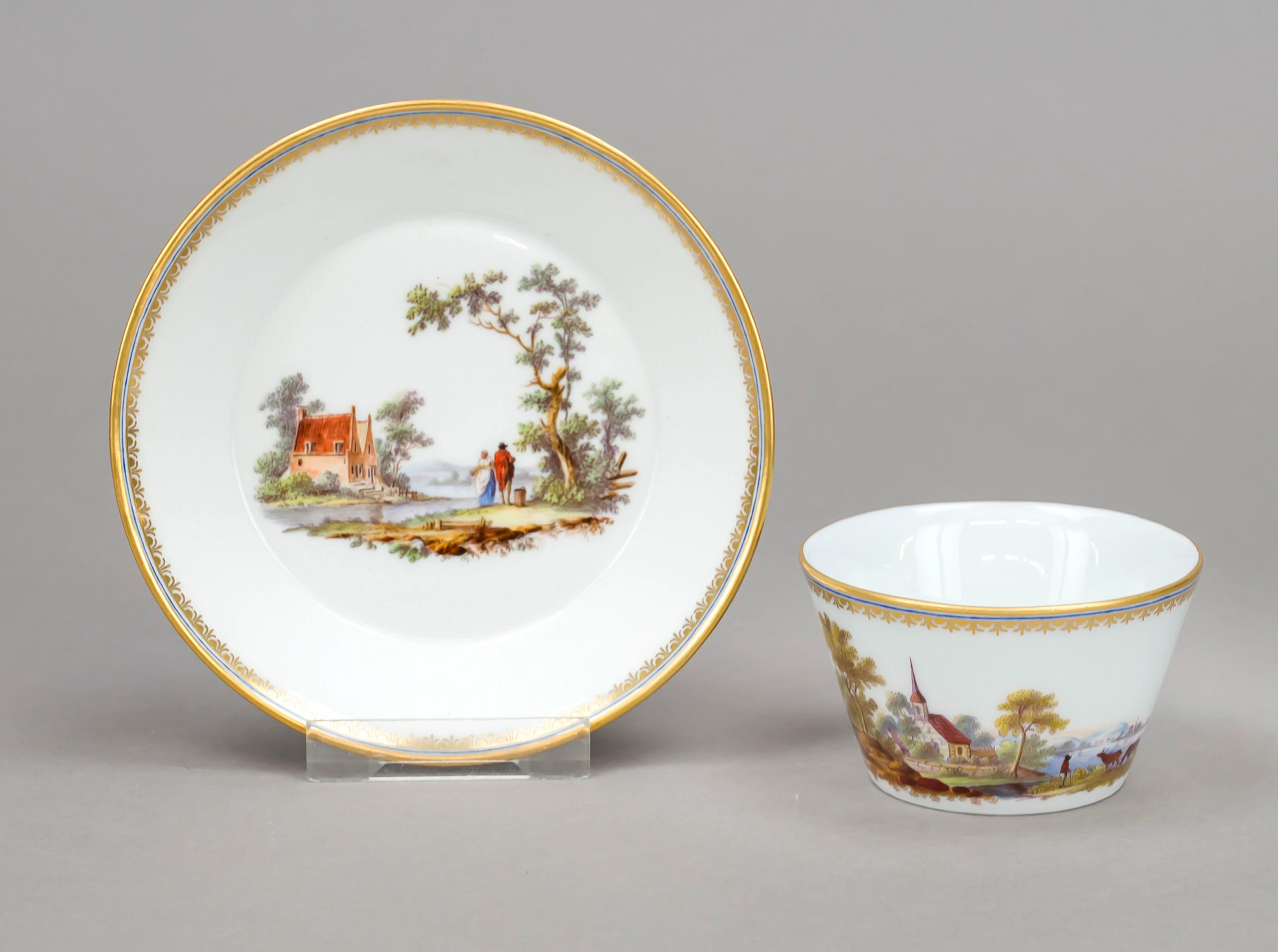 Tasse mit UT, KPM Berlin, um 178