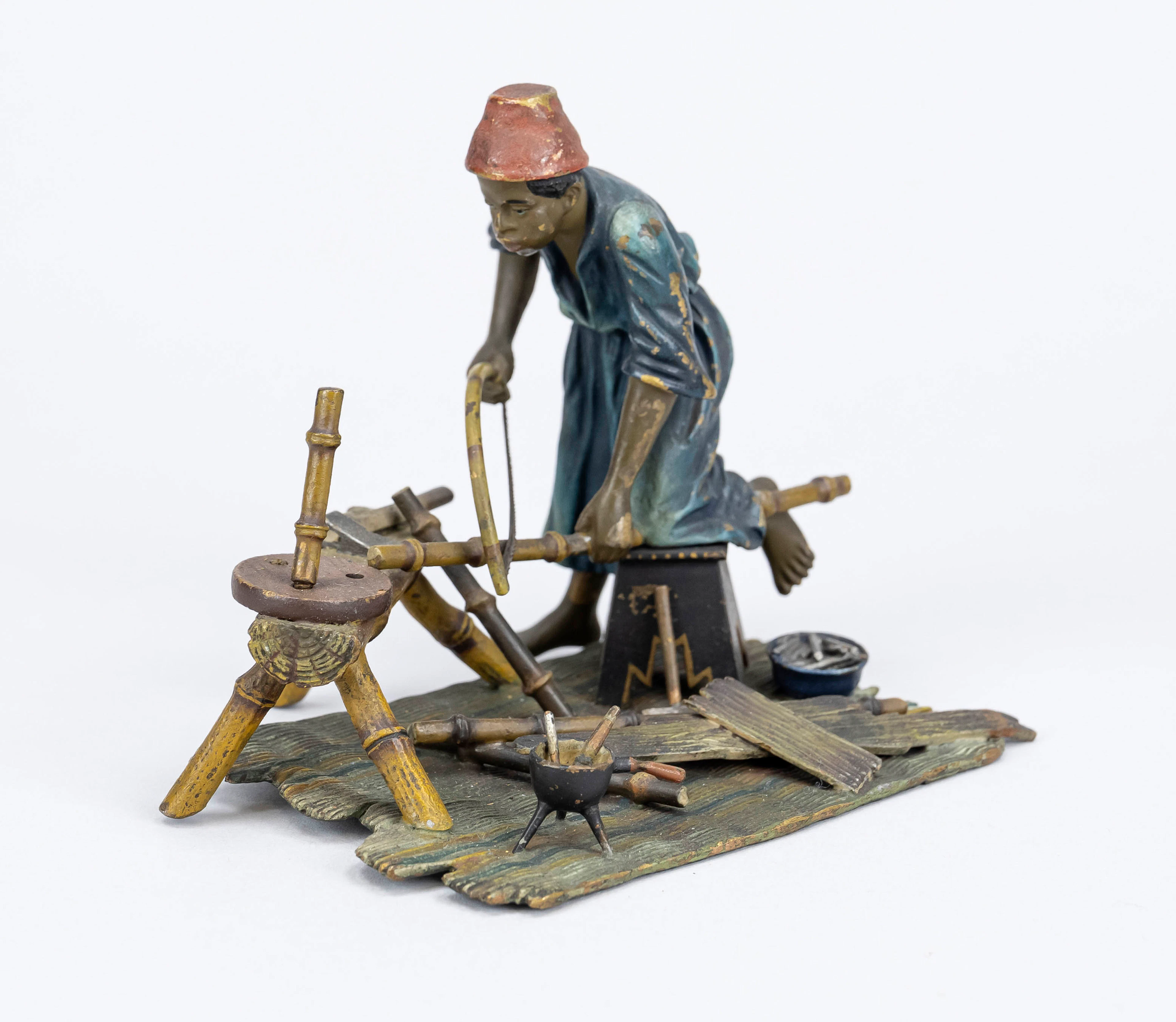 Wiener Bronze um 1900, Araberjung