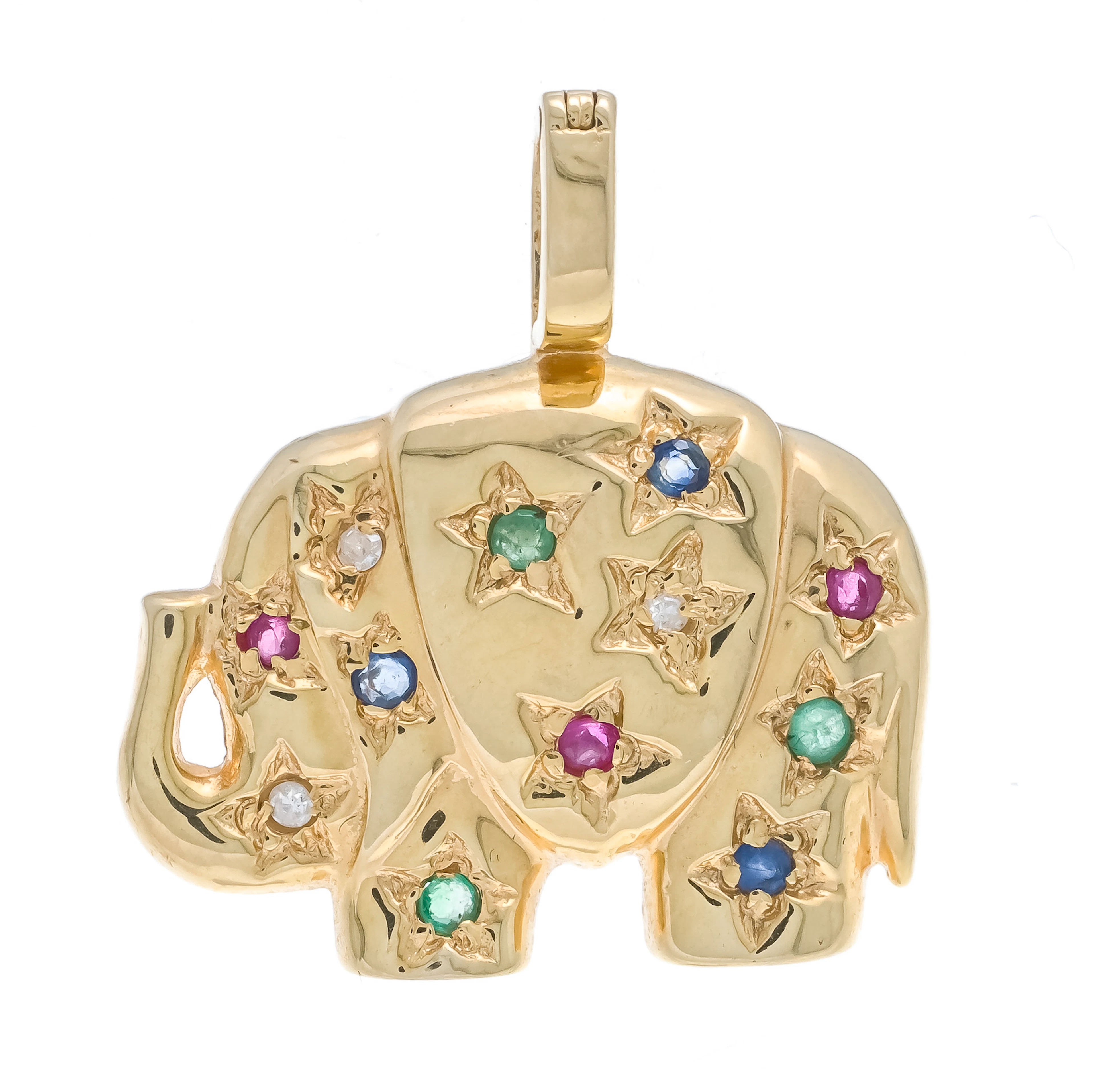 Multicolor-Anhänger Elefant GG 58
