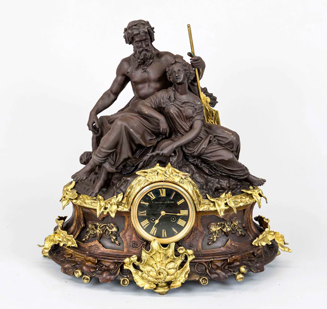 Große Historismus - Figurenpendul
