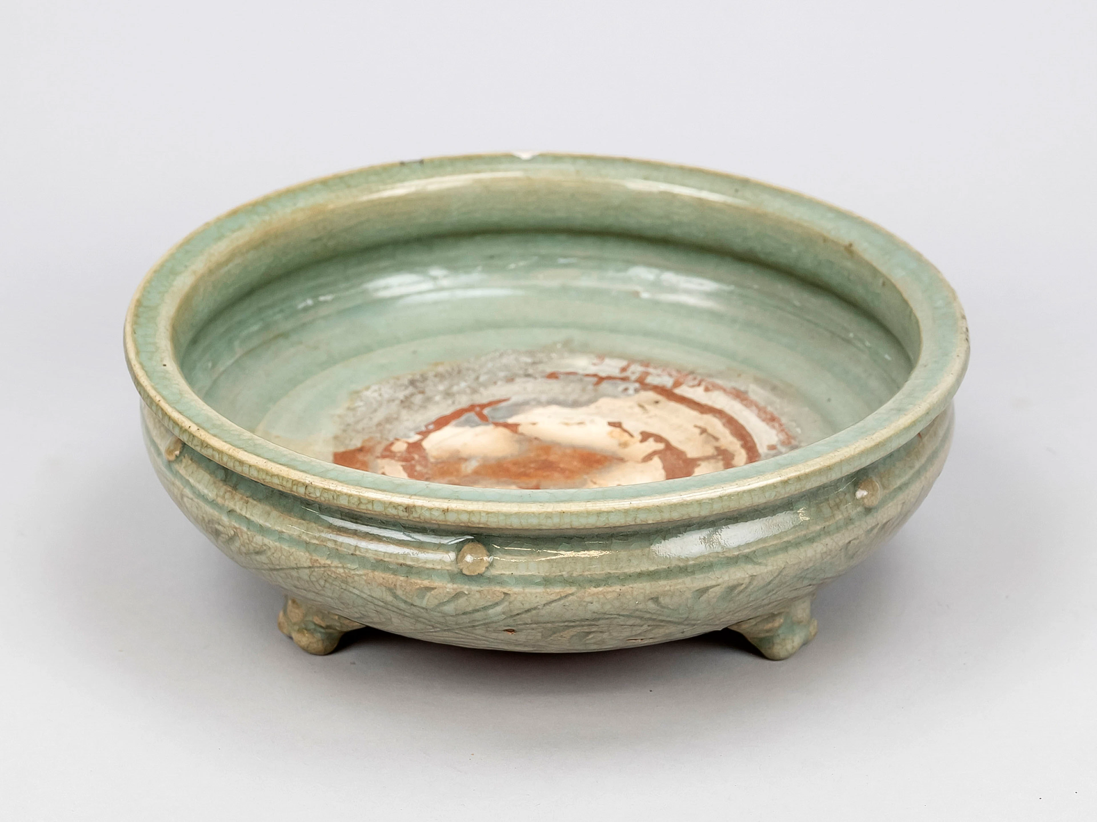 Longquan Celadon Tripod Censer, Ch